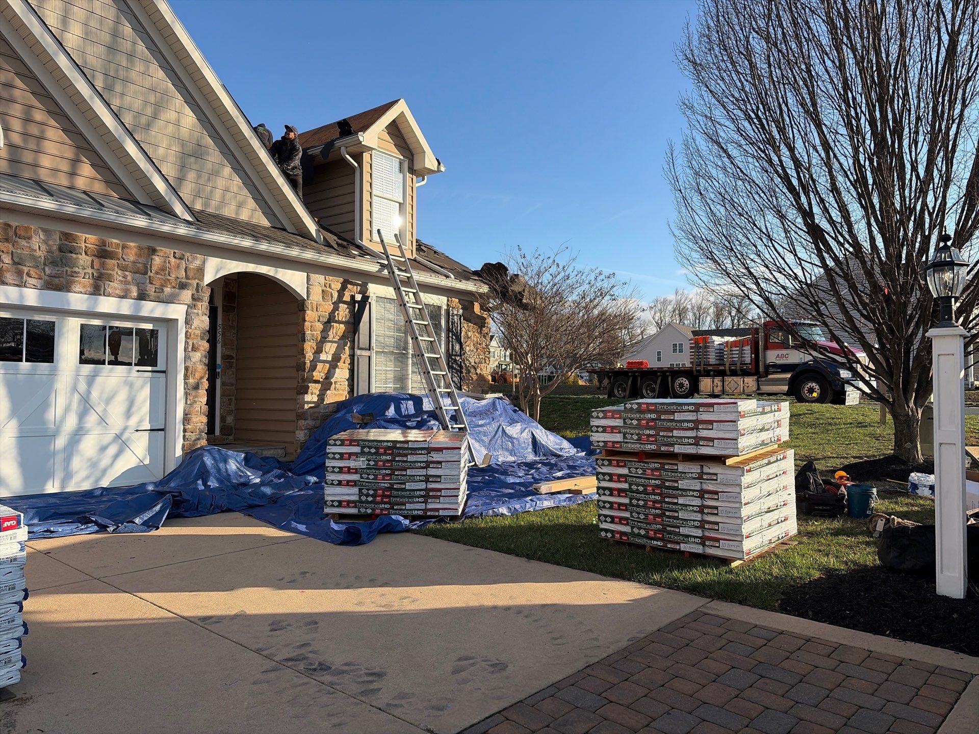 Residential Roofing Installation using GAF Timberline UHDZ by Matter Construction, LLC