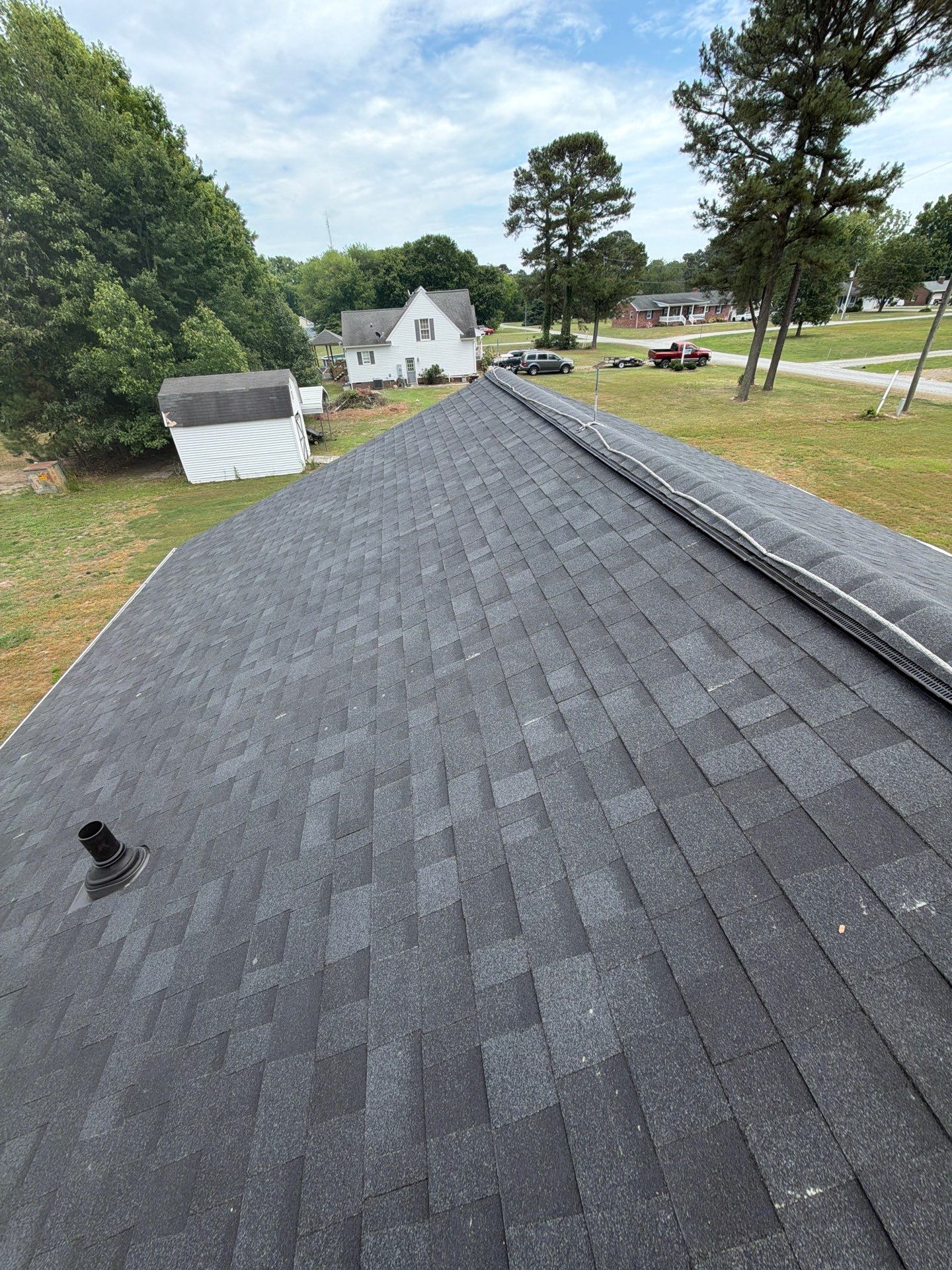 Complete Architectural Shingle Roof Replacement Project in Hudgins by Cade Construction