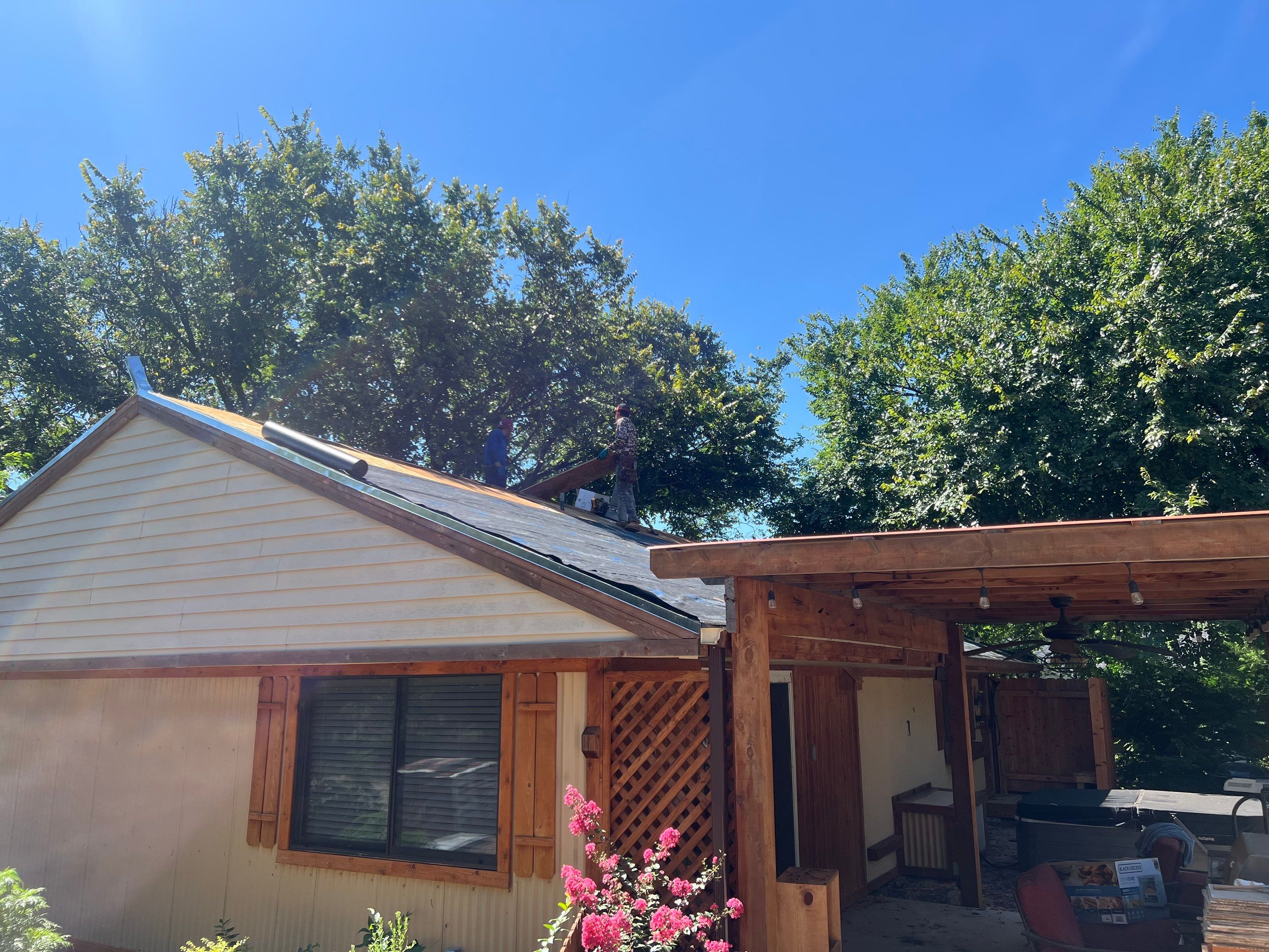 Project in Granbury by Lonestar Roofing and Restoration LLC.