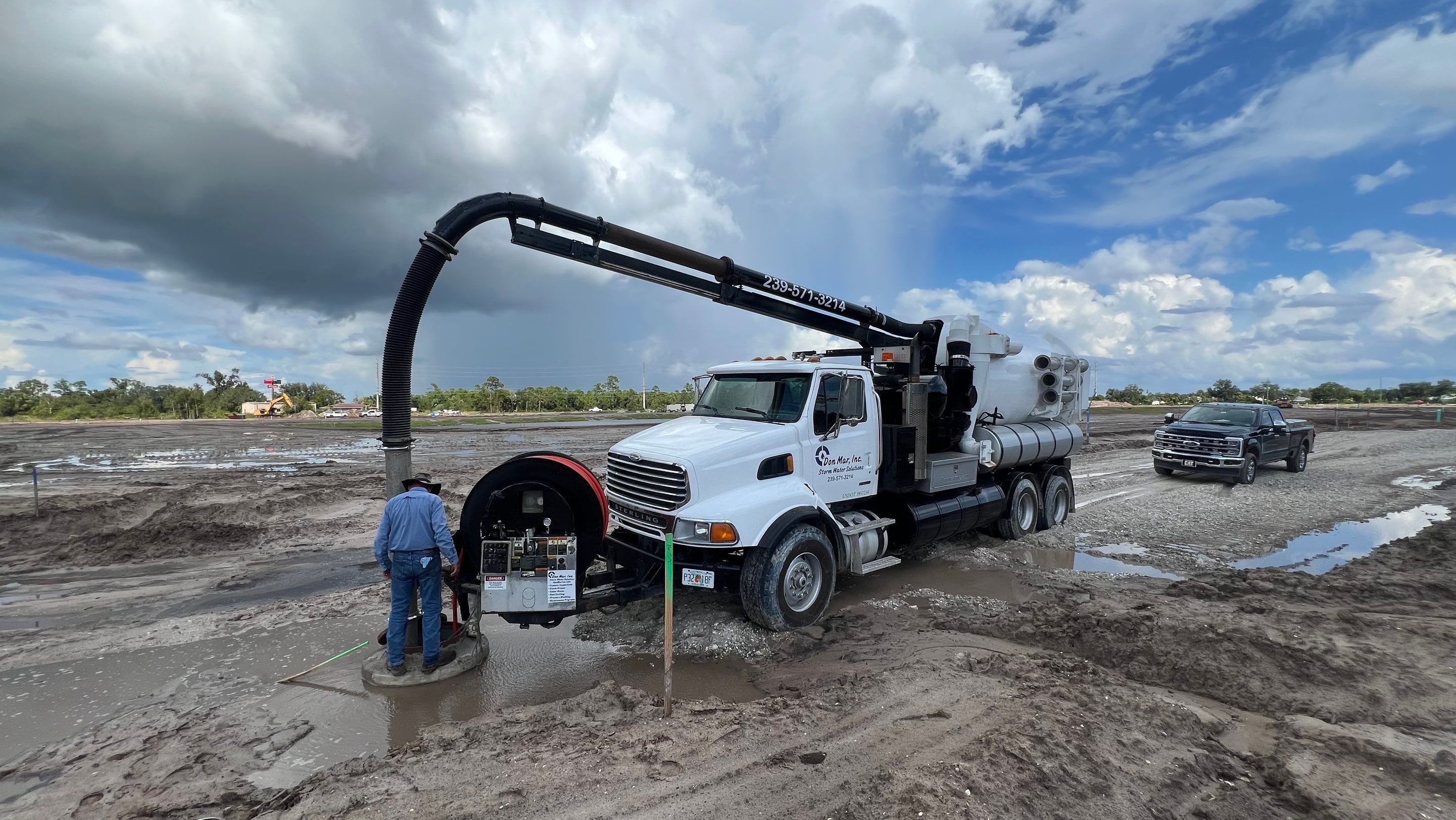 New Community Construction Sewer System Cleaning by Don Mar, Inc. Storm Water Solutions