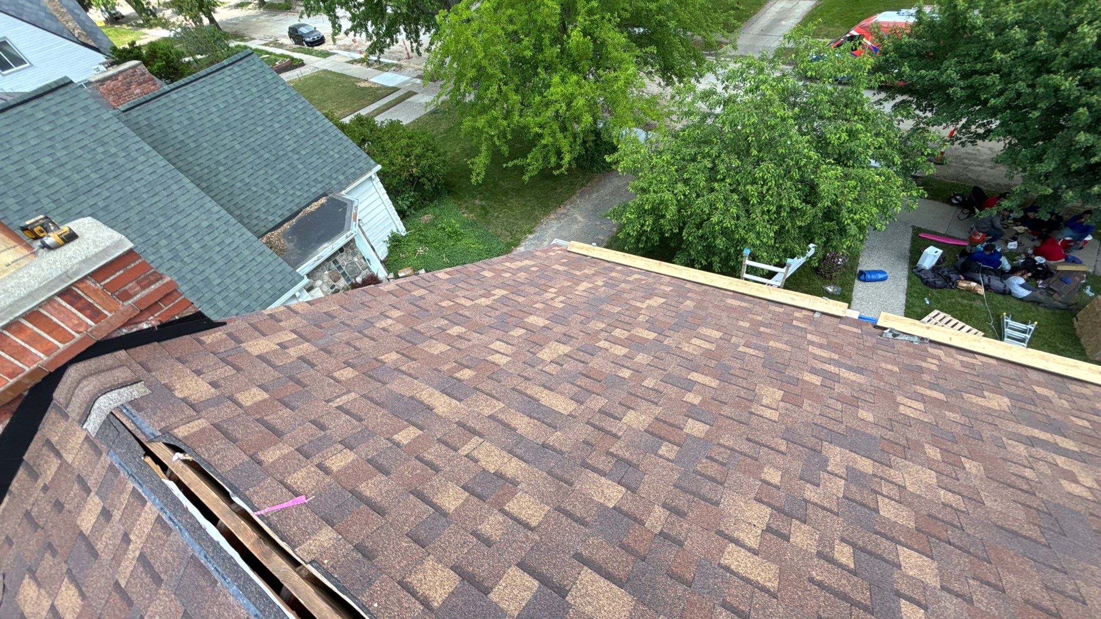 Roof Replacement using Owens Corning Desert Rose by 180 Contractors