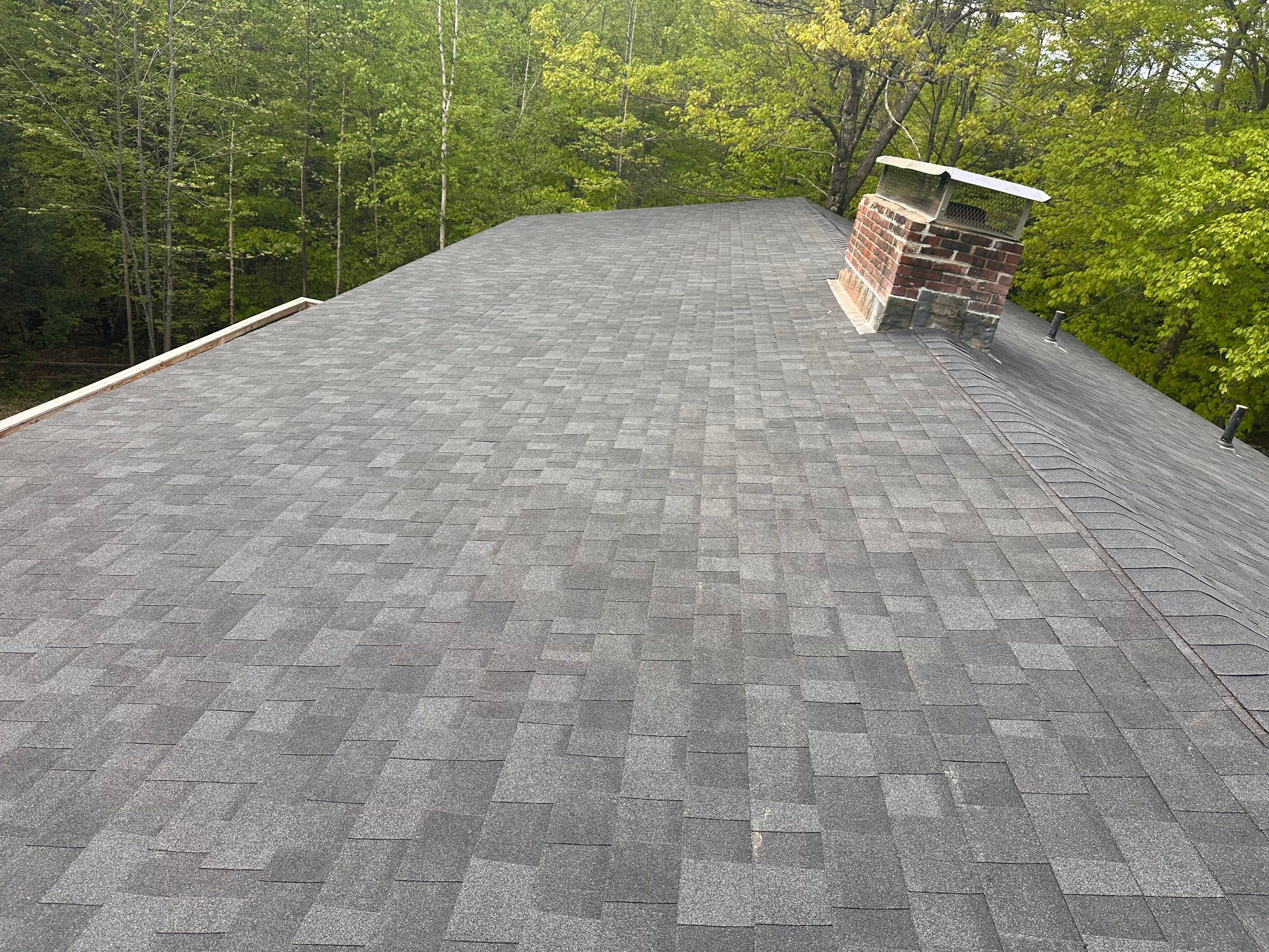 Warm Roof Install On a Deck Home by Tall pine roofing