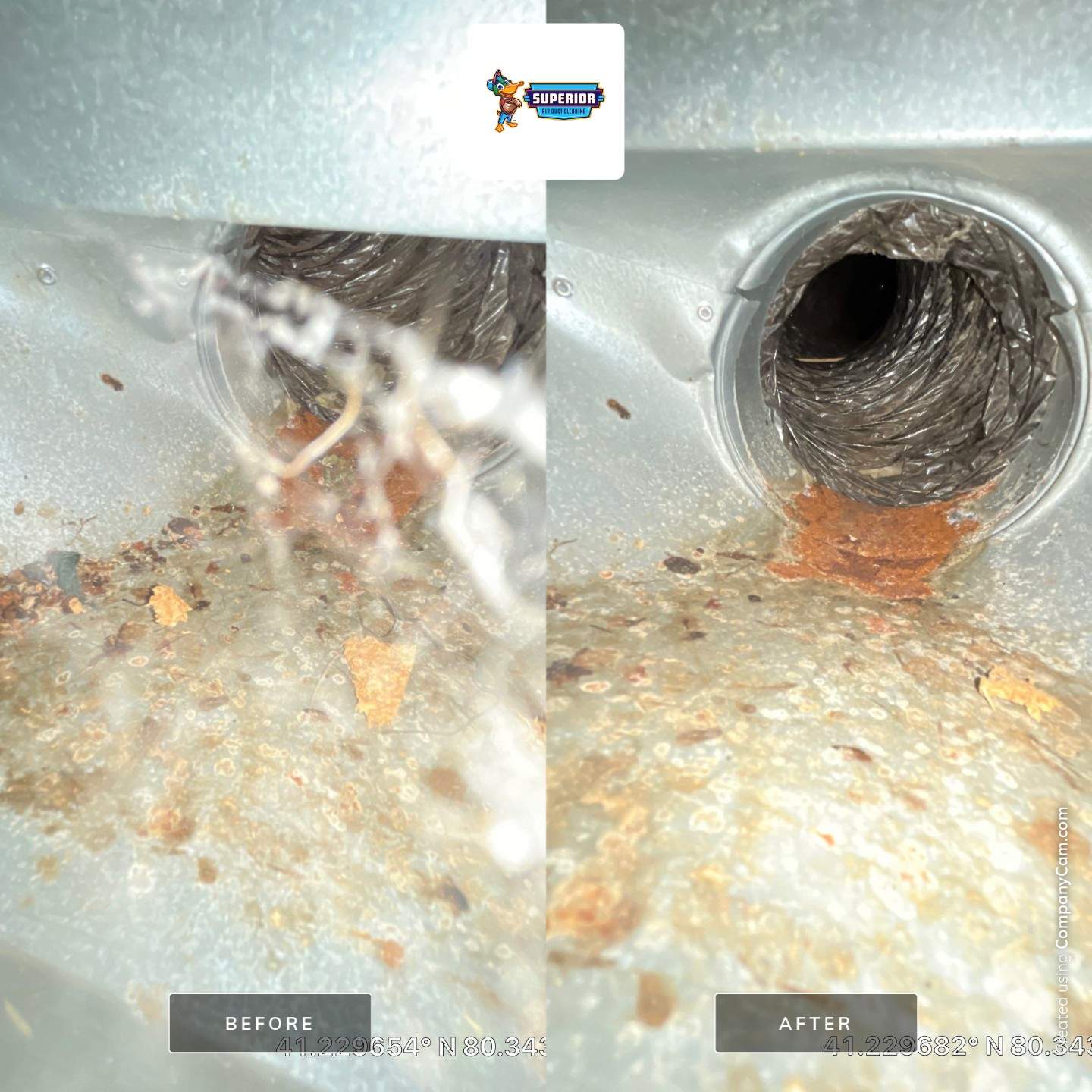 Air Duct Cleaning With a Vacuum Truck in Mercer, PA by Superior Air Duct Cleaning