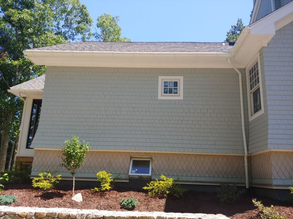 East Falmouth, MA Gutter Installation using 6" Half Round Aluminum Gutter by Gutter Pro Enterprises
