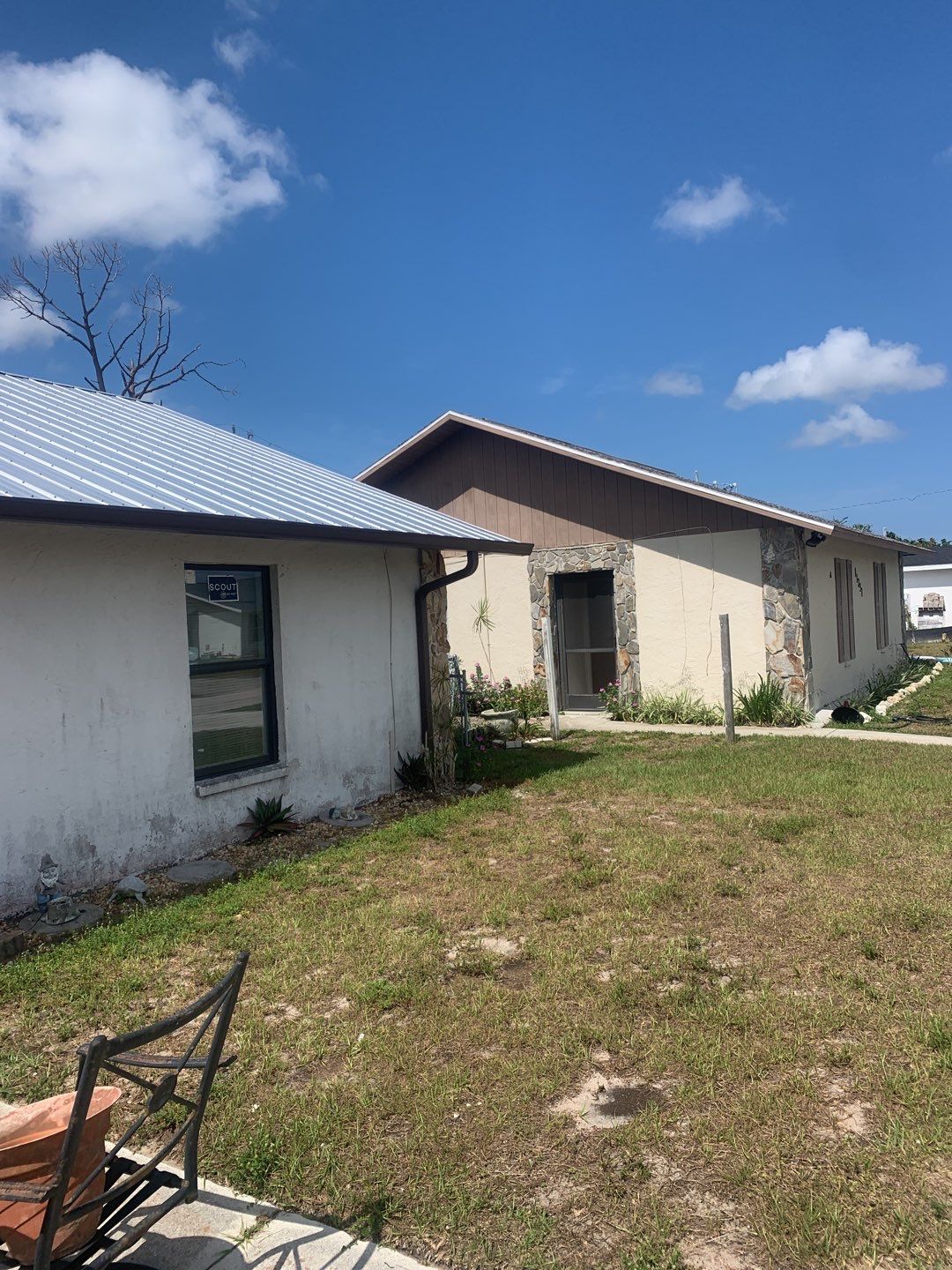 Aluminum Downspouts and Elbows in Englewood FL by Gutter Professors