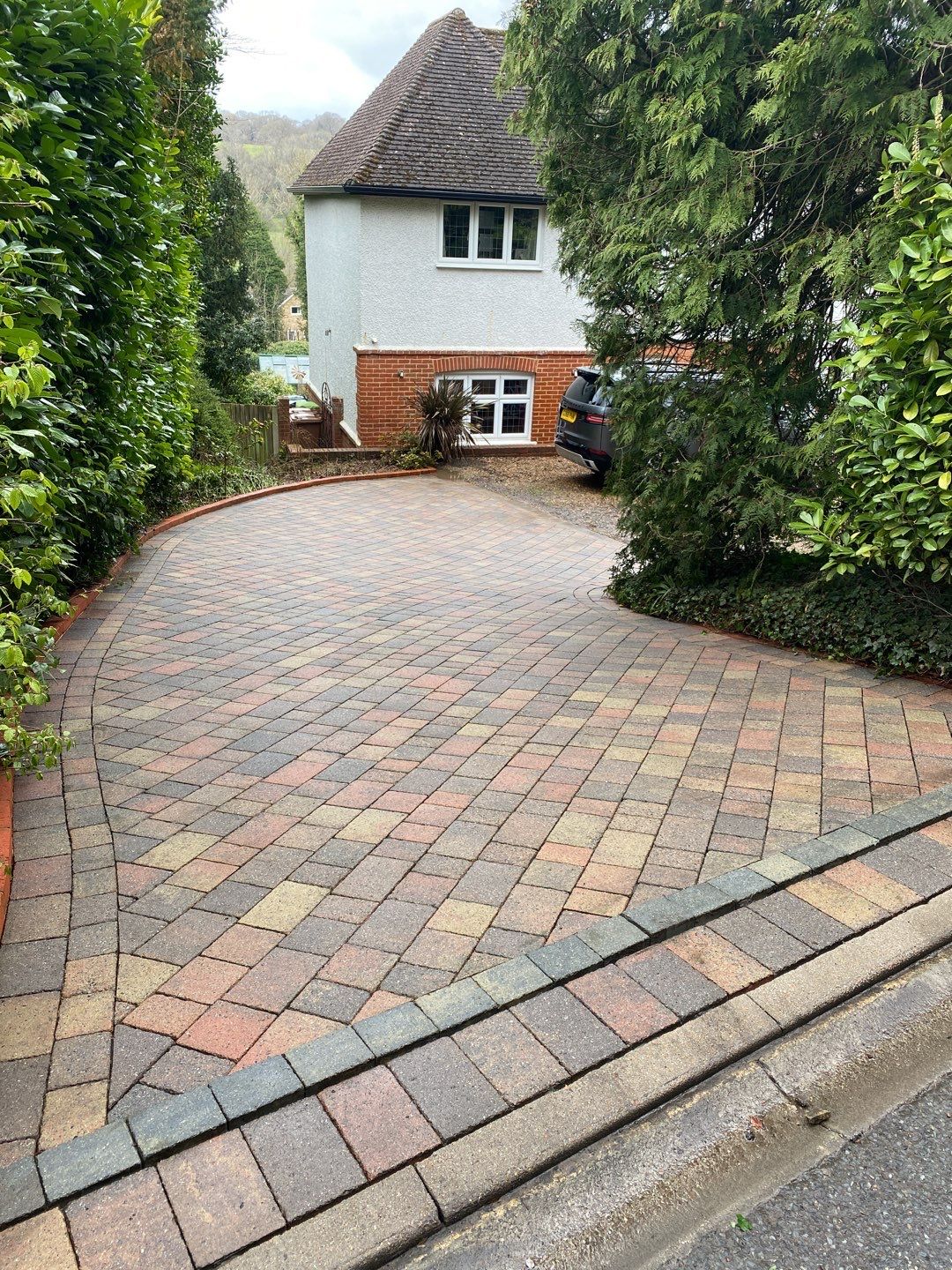 Driveway And Patio Clean using honda 21 ltr/min by Ges Exterior Cleaning ltd