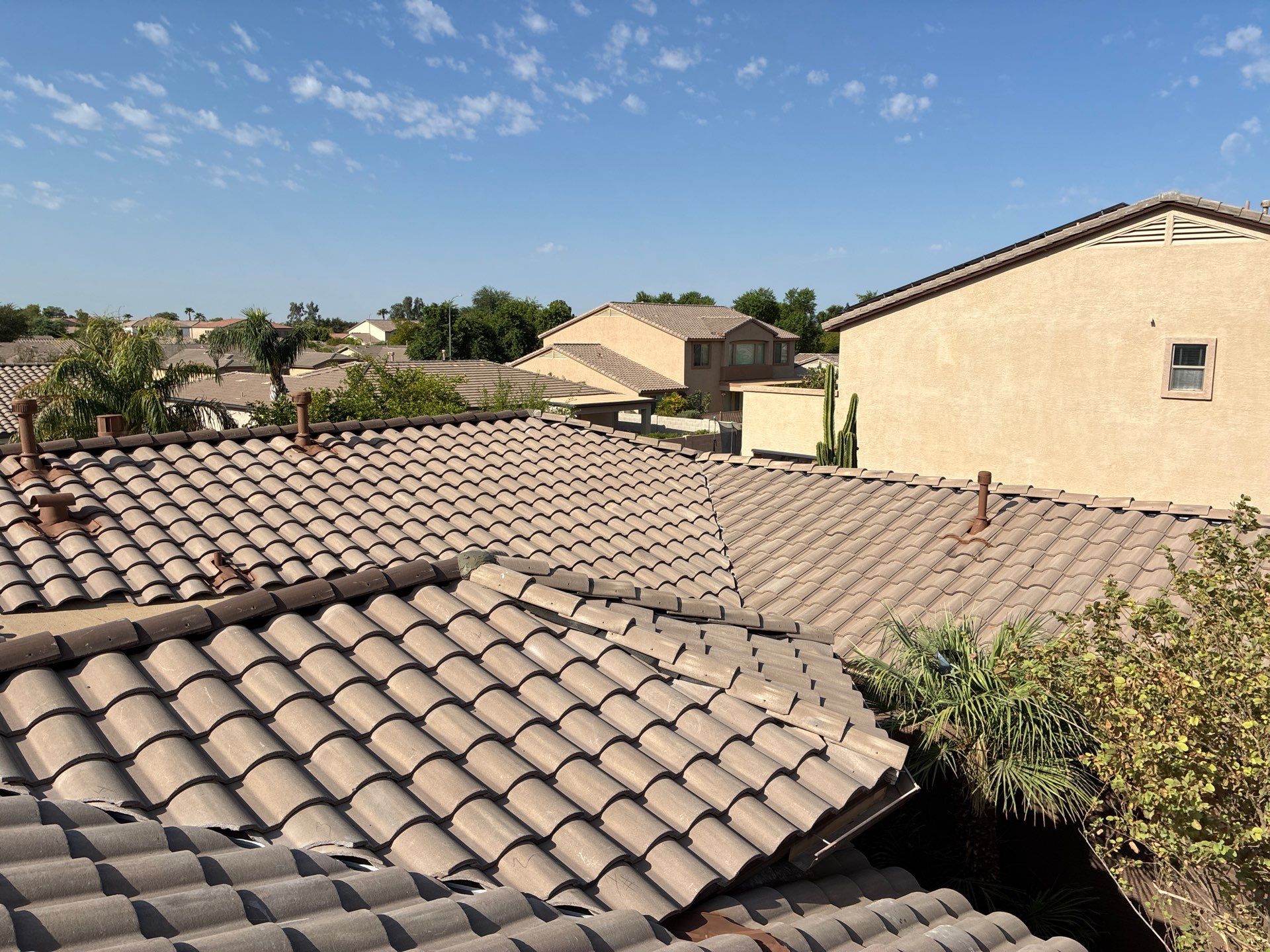 Tile Reset using Concrete Tiles in Chandler AZ by Weather-Tite Roofing