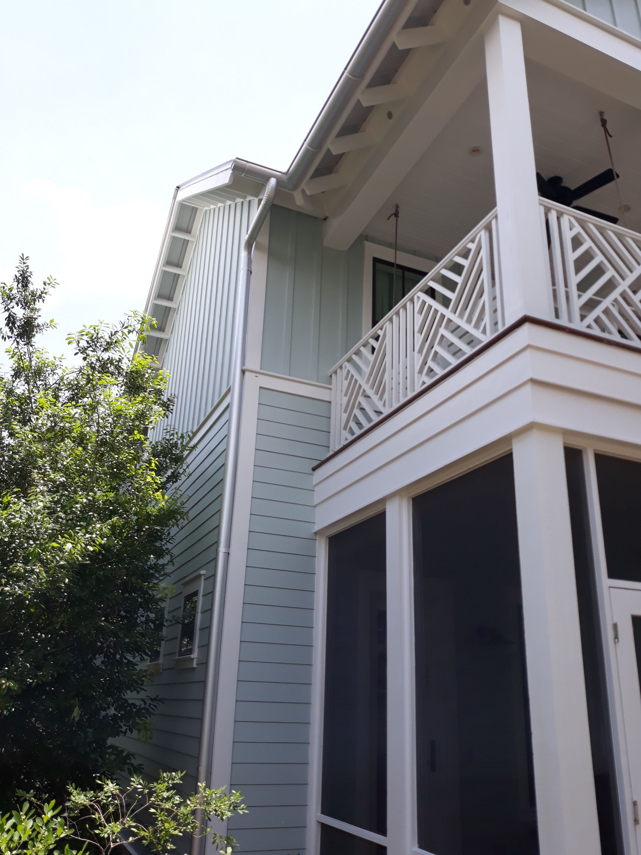 Gutter Installation using Galvalume Half Round Seamless Gutters by Gutter Professors