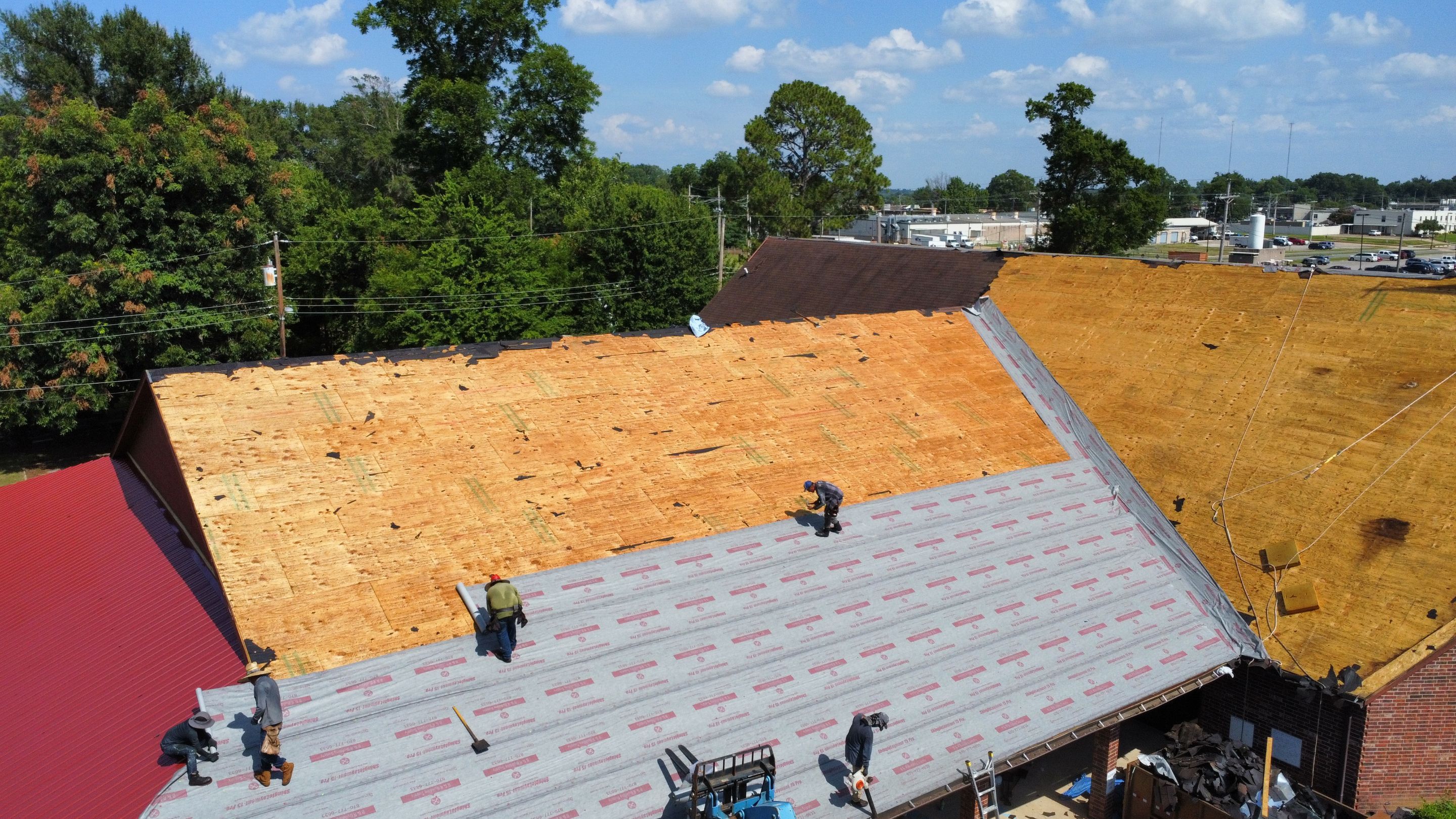 Bright Star Baptist Church by Hostetler Roofing
