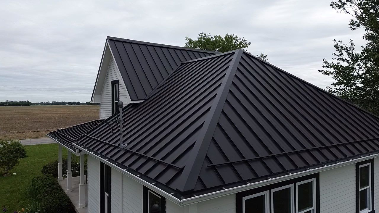 Standing Seam Metal Roof Transformation in Atlanta, IN by 4Ever Metal Roofing