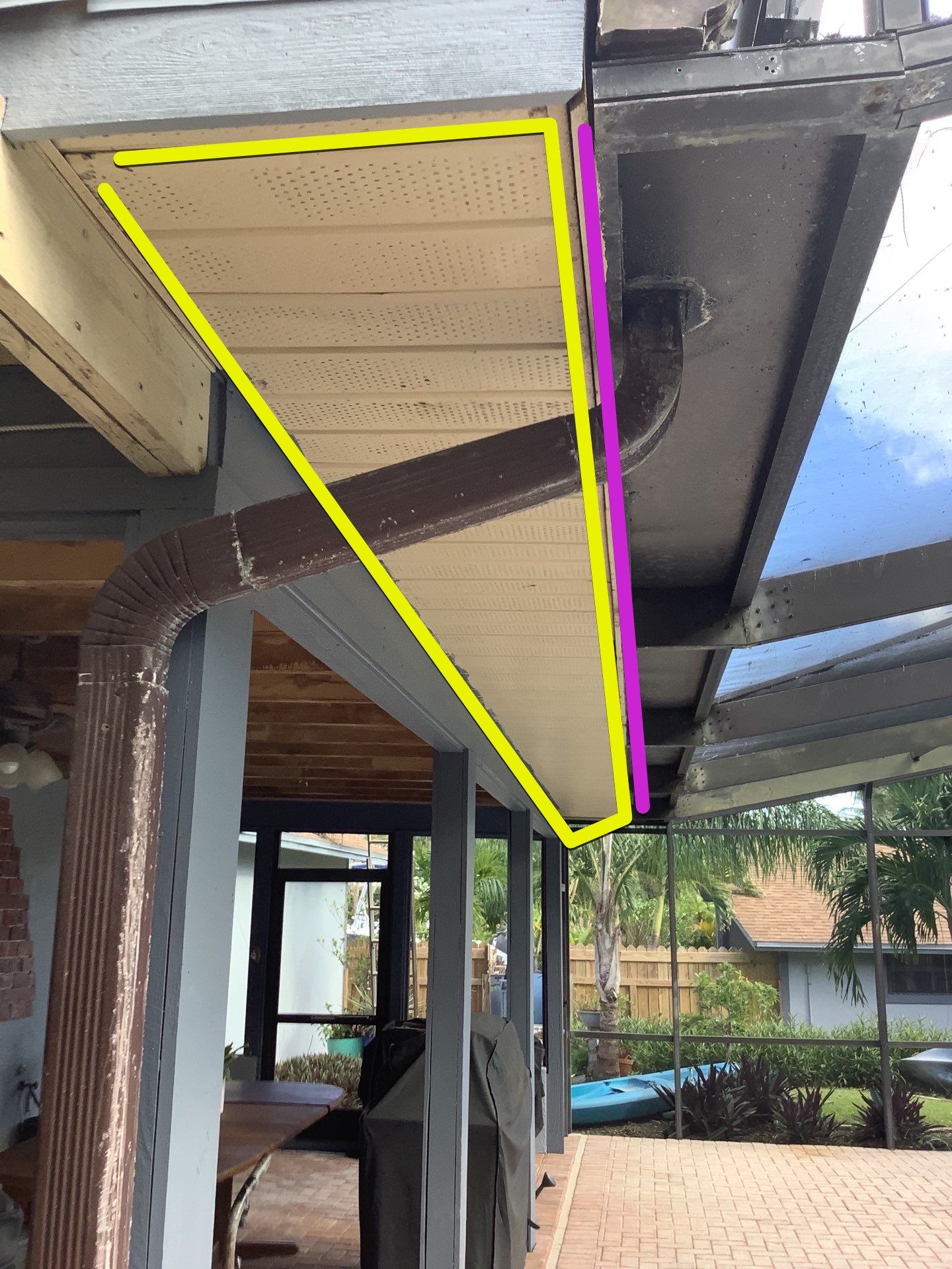 Soffit and Fascia Installation in Fort Myers FL by Gutter Professors