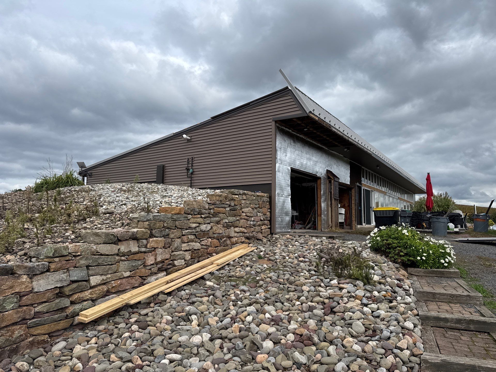 Exterior transformation in Ringtown by Esh Builders