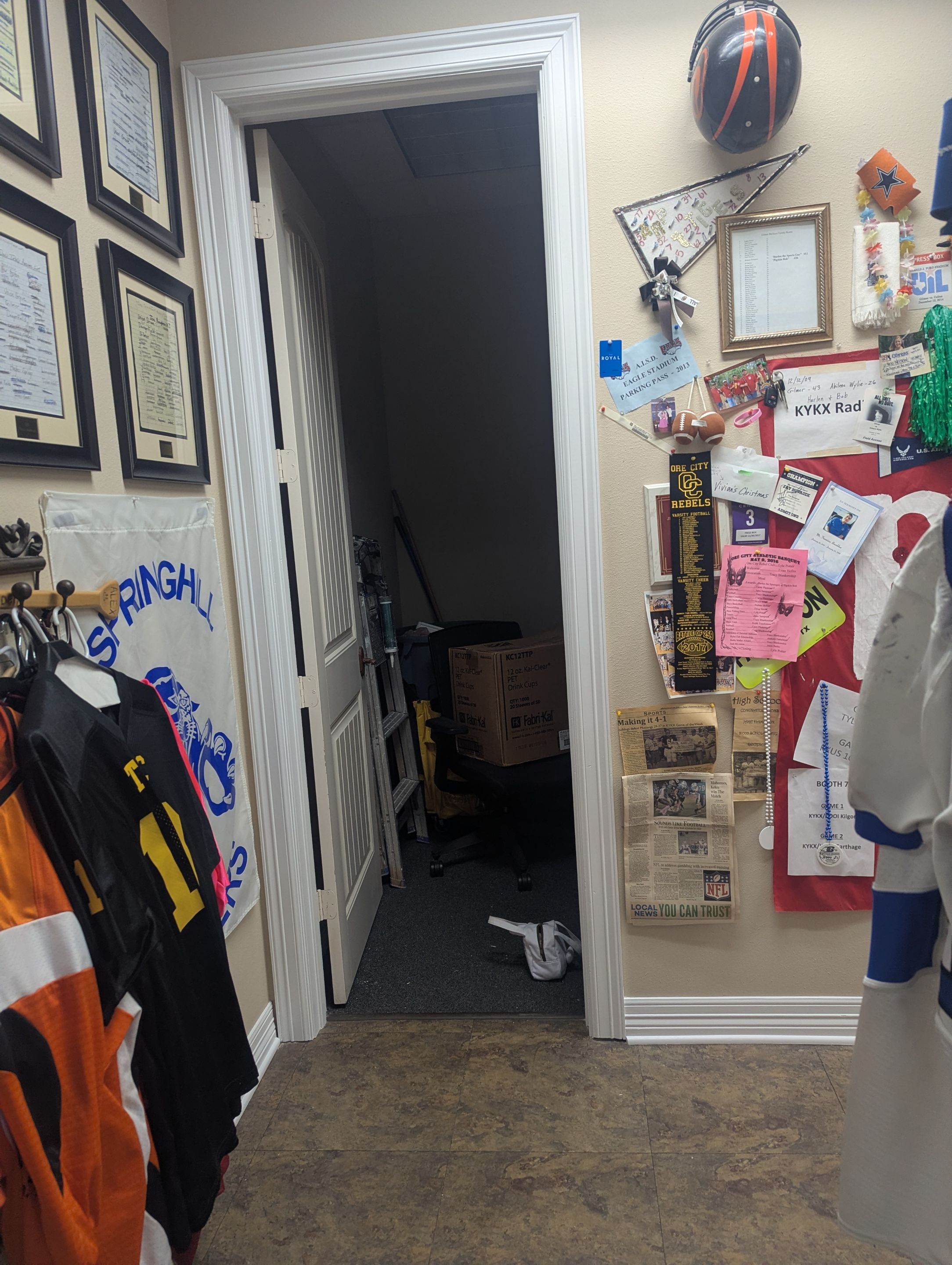 Commercial Interior Painting at KYKX 105.7 in Longview, TX by Quality Coats Painting
