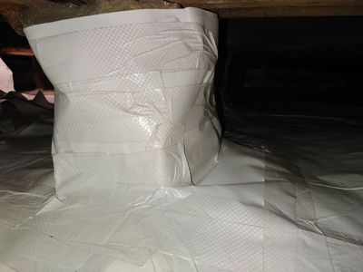 Another Tough Crawlspace Waterproofing Project 