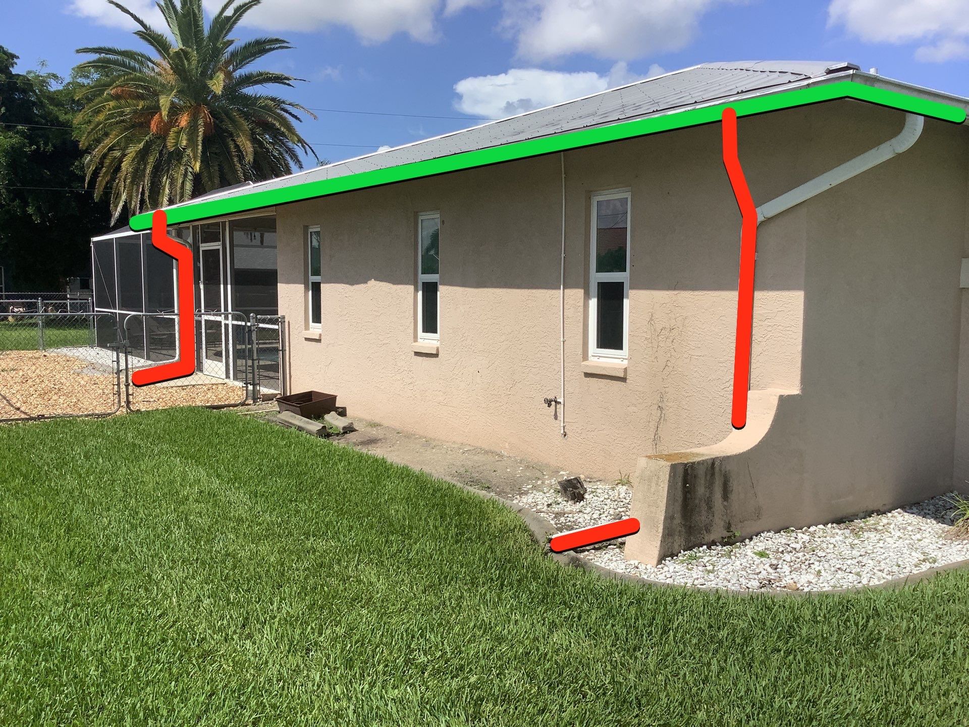 Seamless Gutters for Buildings in Cape Coral FL by Gutter Professors