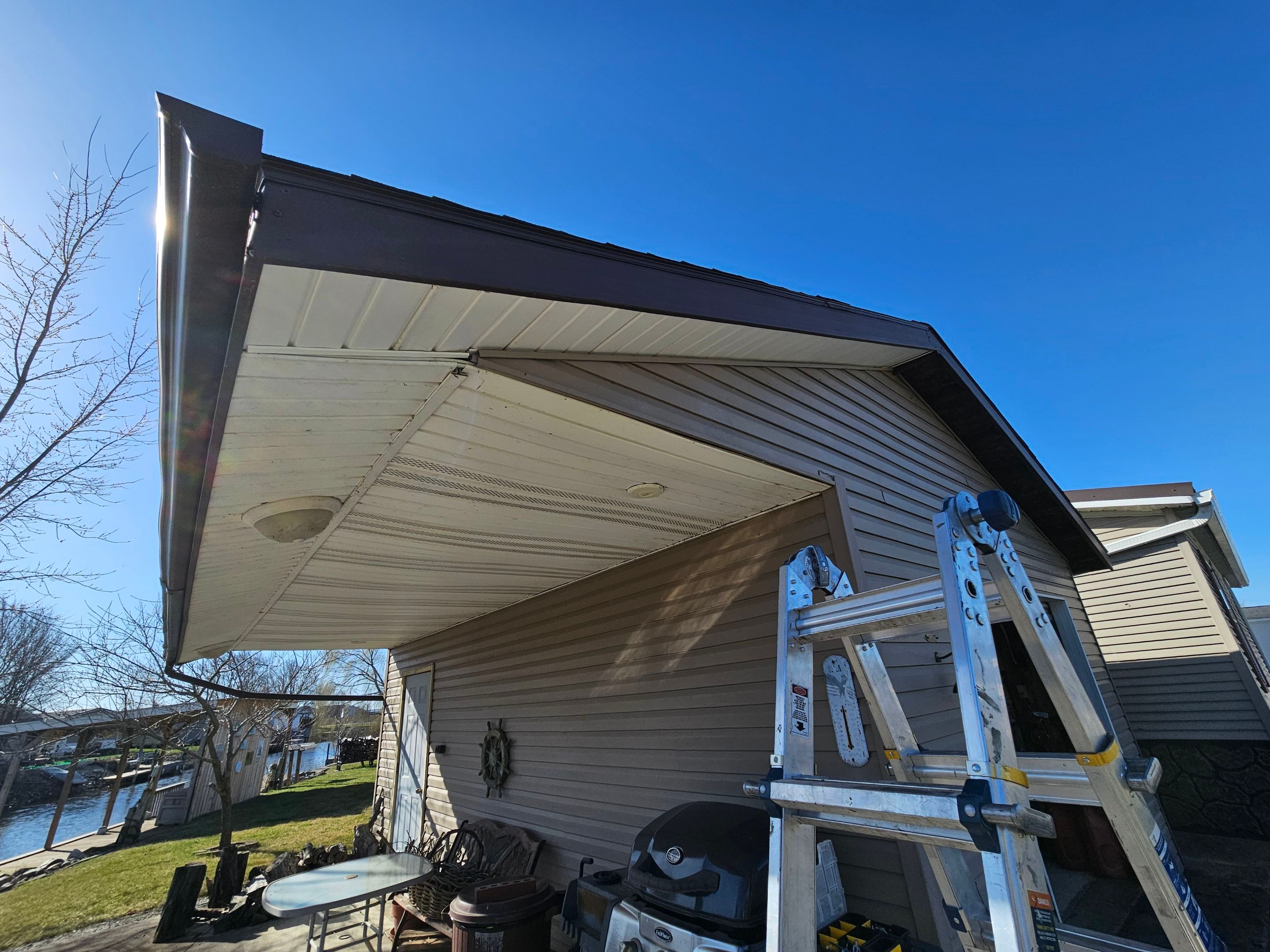 Residential Roofing Installation using Standing Seam - Burnished Slate  by Nitro Roofing and Construction