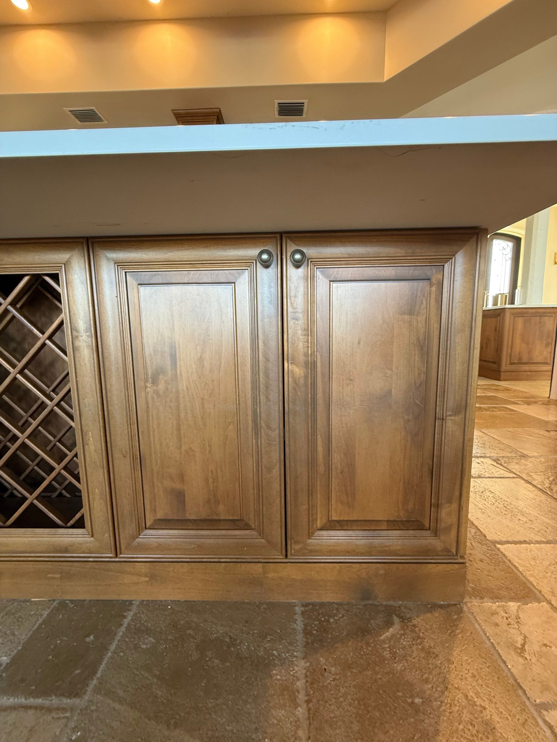 Two Tone Cabinets Repaint by Fresh Coat Painters