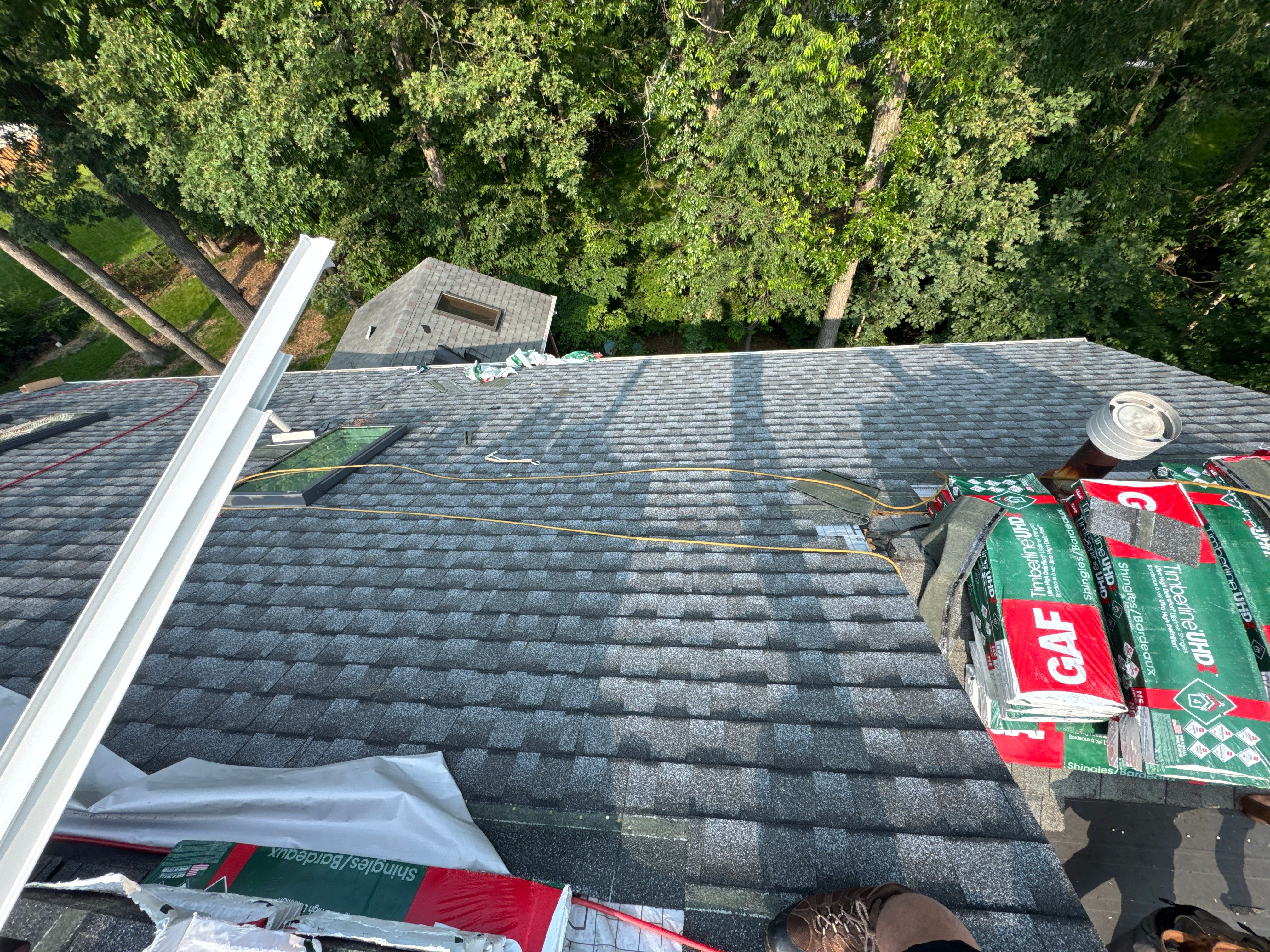 Hail Damage Roof Replacement-GAF UHDZ Pewter Grey by USA Storm Roofing and Construction Group