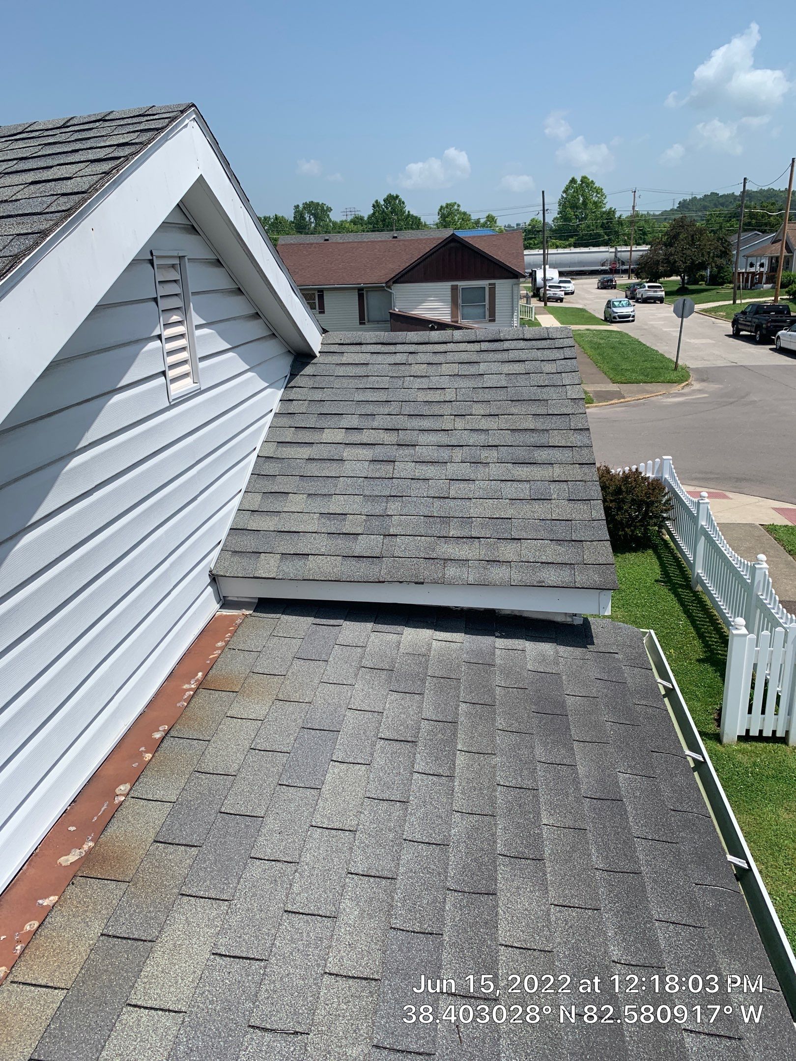Residential Roofing Installation using Certainteed Landmark Shingles Colonial Slate Color by Secure Construction Company Inc