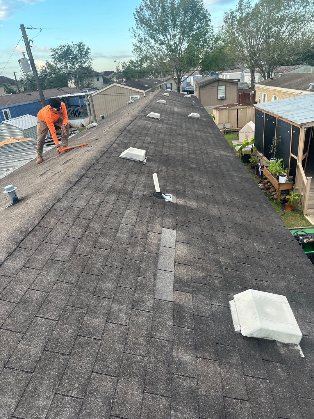 Residential Roofing Repair using Owen's Corning Duration (Lifetime) Shingles by Roof Repair Company