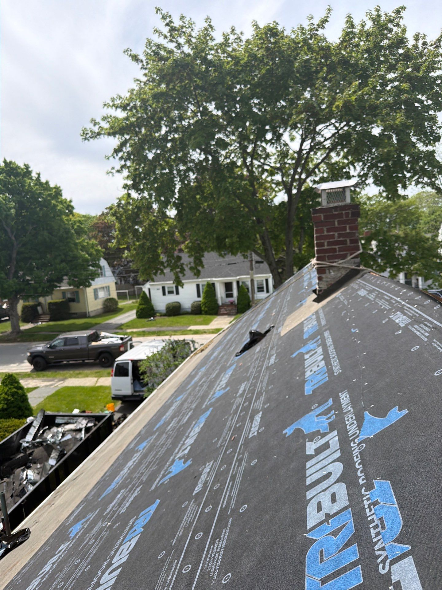 Residential Asphalt Roofing Installation in South Portland, Maine by Tall pine roofing