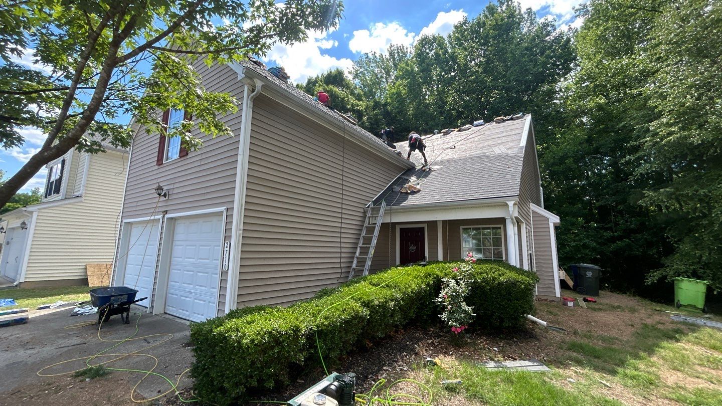 Roof replacement by hail damage by Just Brilliant Restoration JBR