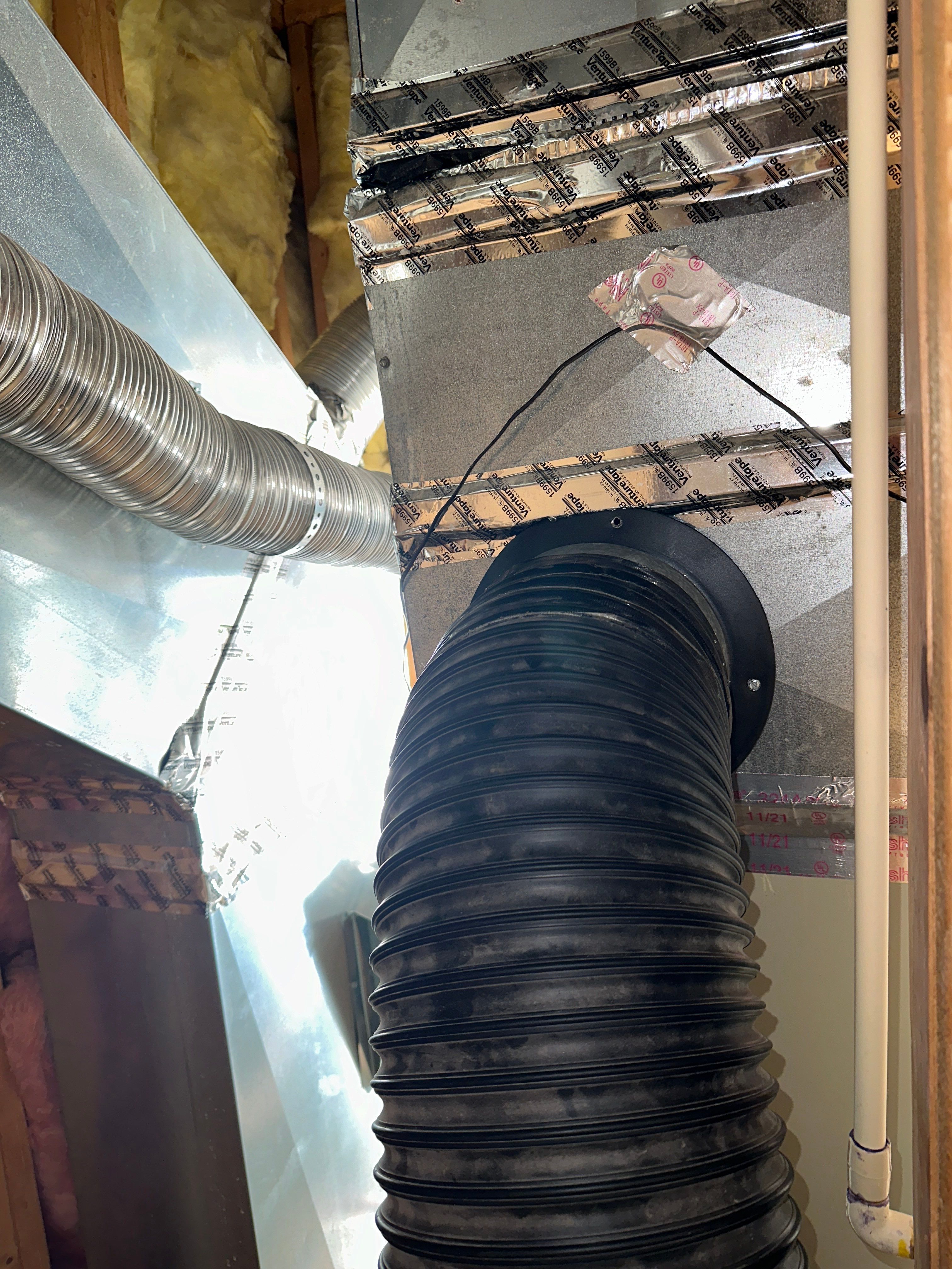 Vent Cleaning and Code Approved Transition Dryer Duct by Pronto Air Duct Cleaning