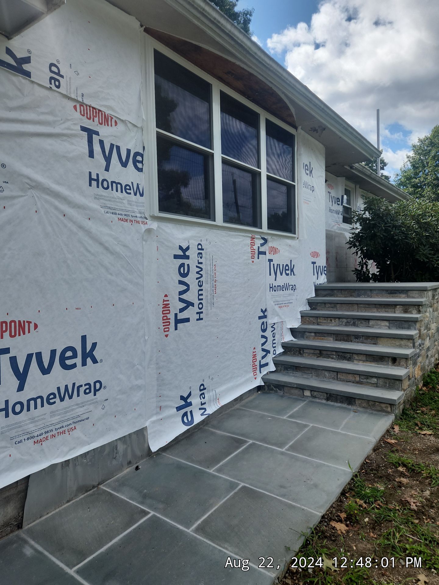 Siding Installation using CertainTeed Monogram Vinyl Siding - D4 - Granite Gray by A Plus Exterior