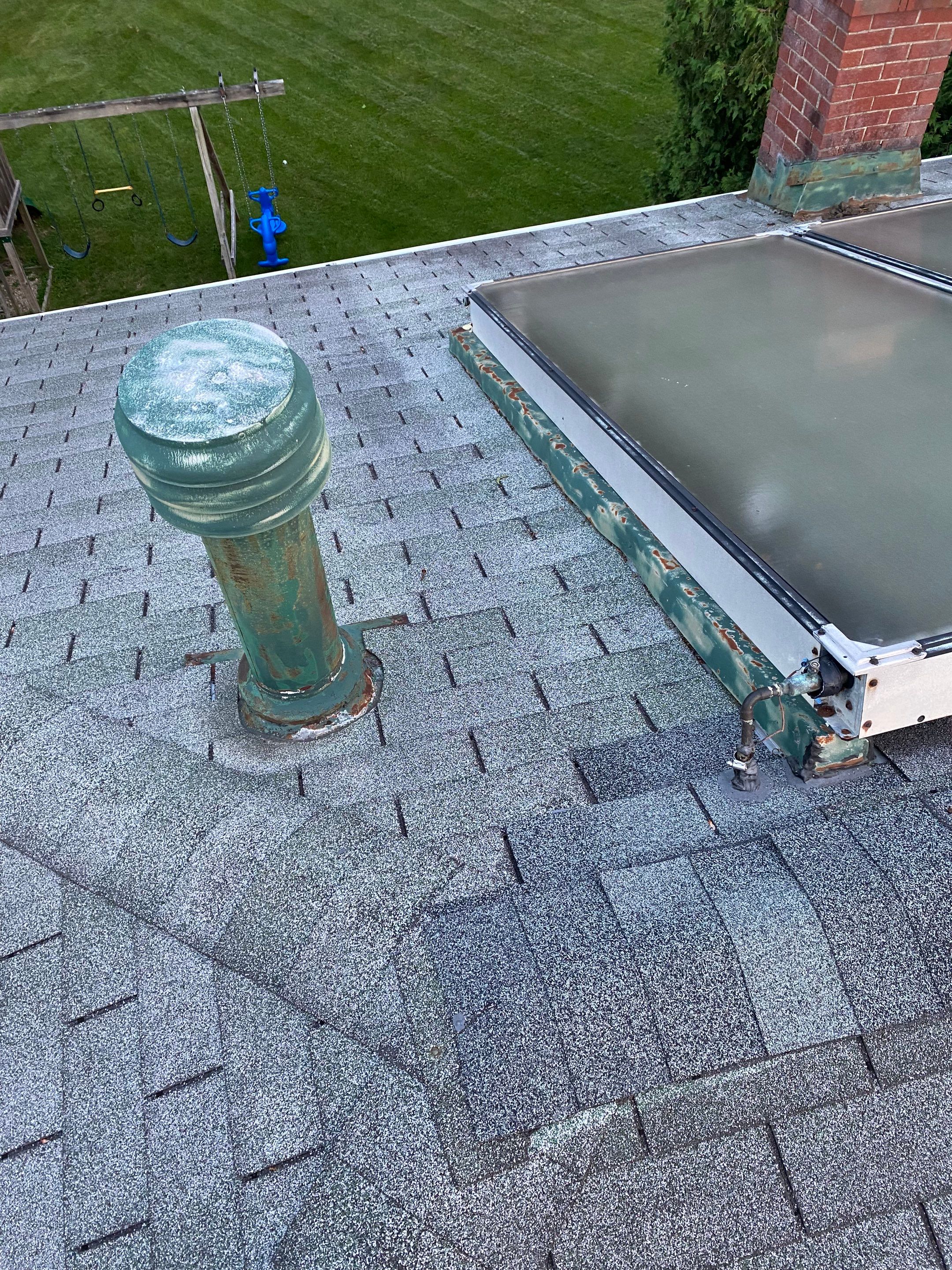 New Roof Installation using new OSB sheathing Certainteed Landmark Shingles by Best Exteriors Inc