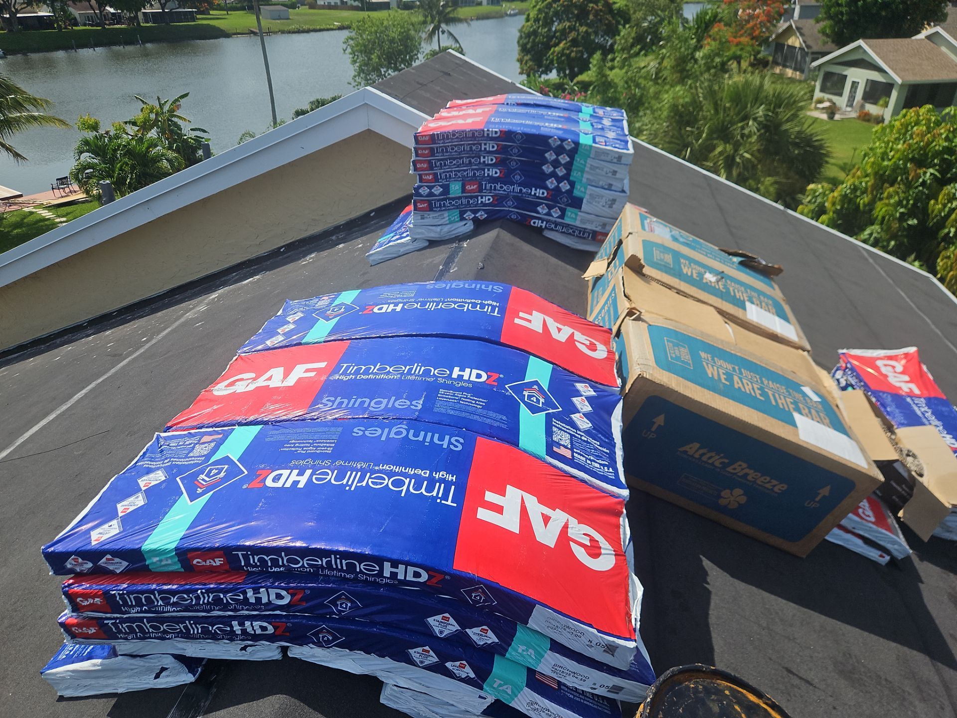 Residential Roofing Installation using GAF by BLUES BROTHERS ROOFING