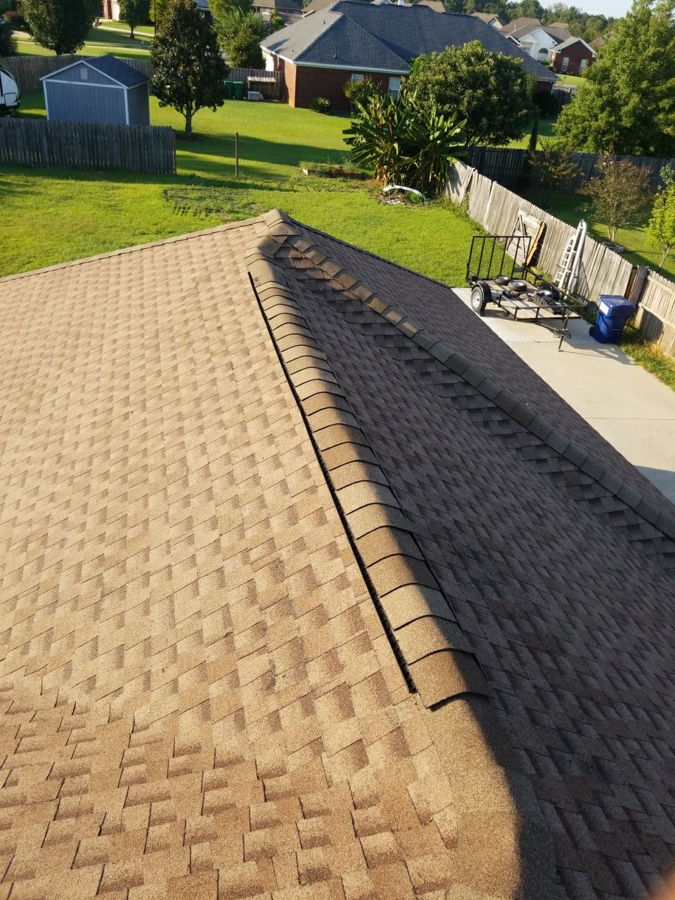 Residential Roofing Installation using Roof Replacement by American Roofing & Construction LLC