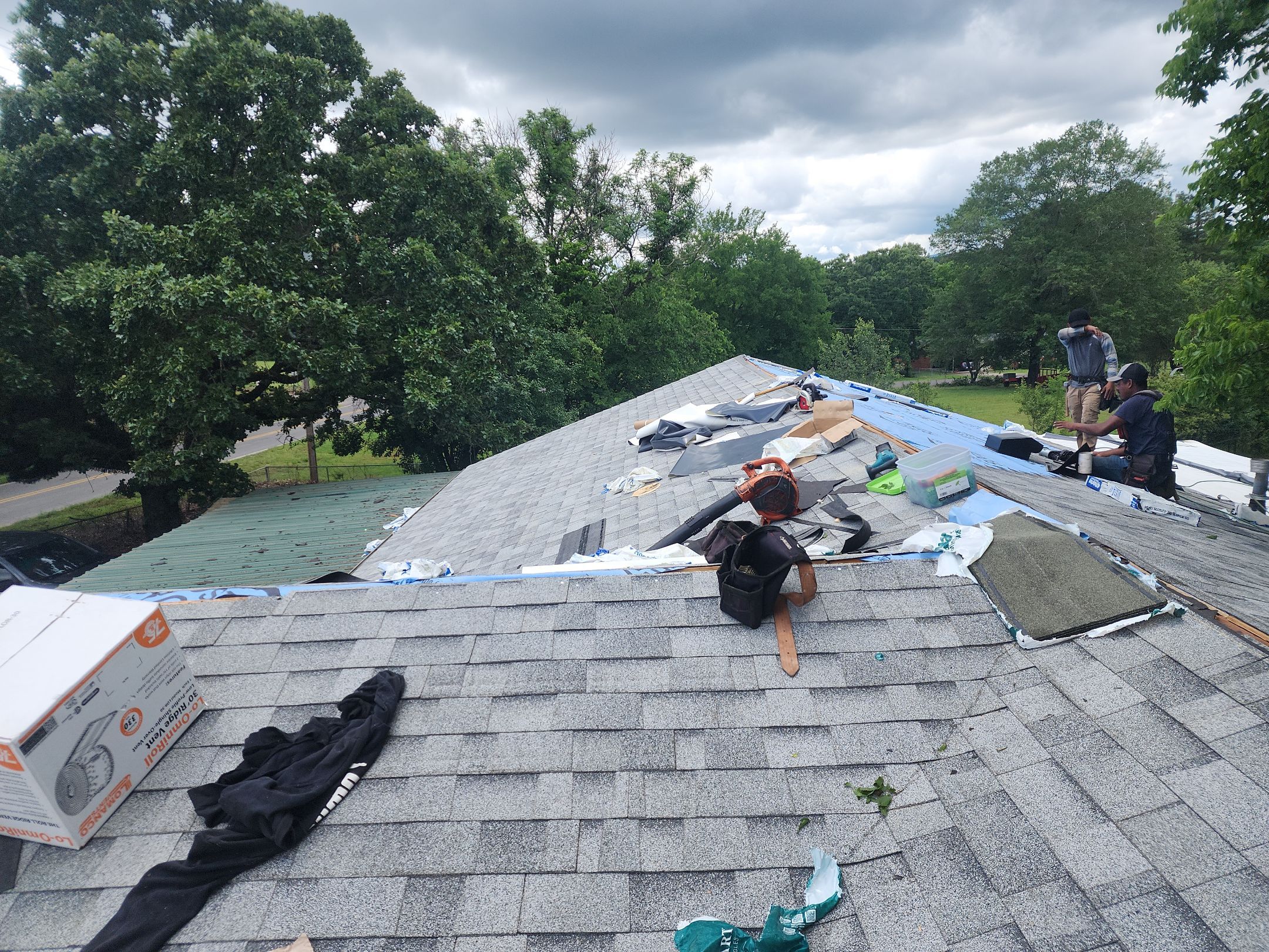 Residential Shingle Reroof using Malarkey Vista by Hostetler Roofing