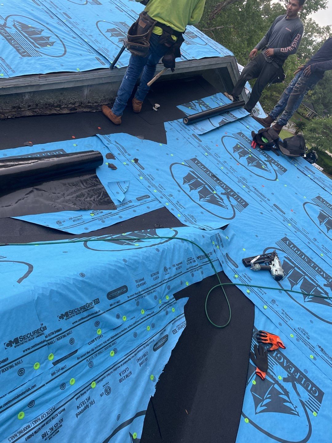 Residential Roofing Installation using Roof Replacement by American Roofing & Construction LLC