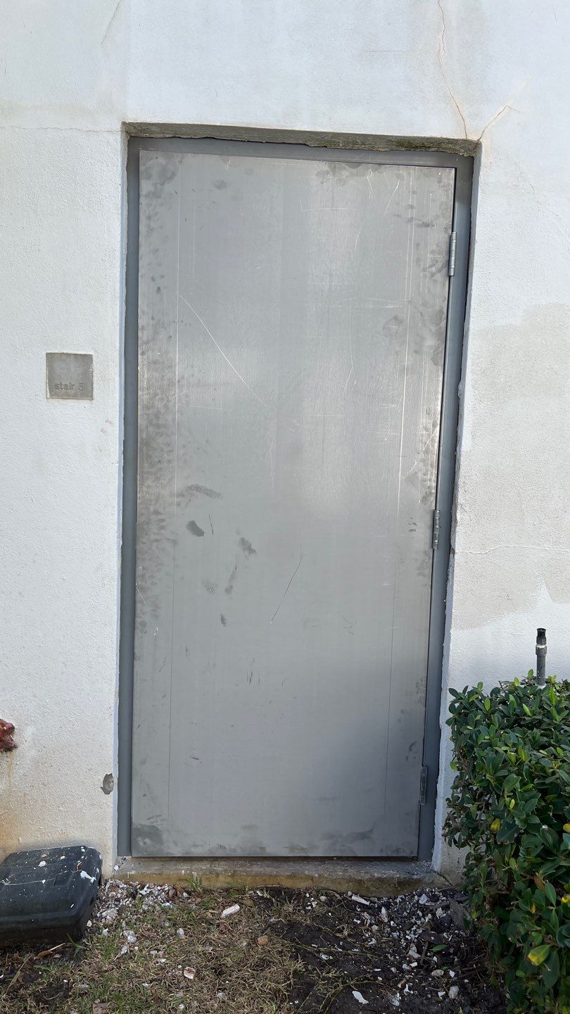 Commercial Stairwell Door Replacement & Hollow Metal Door Retrofit – Pompano Beach High-Rise by The Door Doctor of South Florida, Inc.