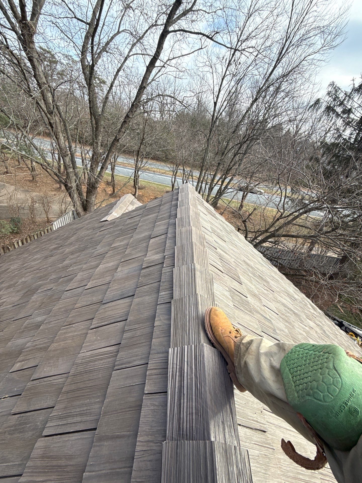 Reston :  Residential Roof Replacement with Brava Synthetic Cedar Shake Class C Natural  by RM Banning, Inc.