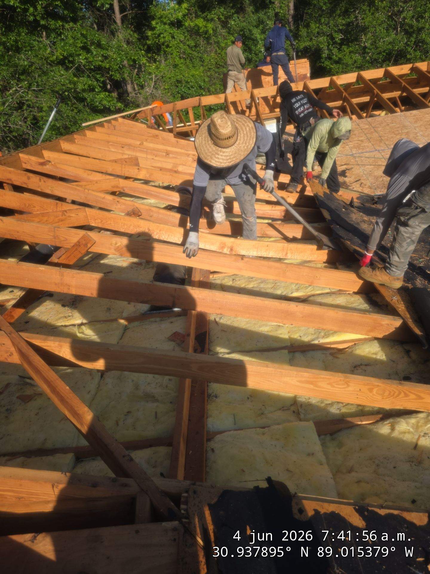 Full Architectural Shingle Roof Replacement Following Storm Damage in Wiggins by Frontline Roofing