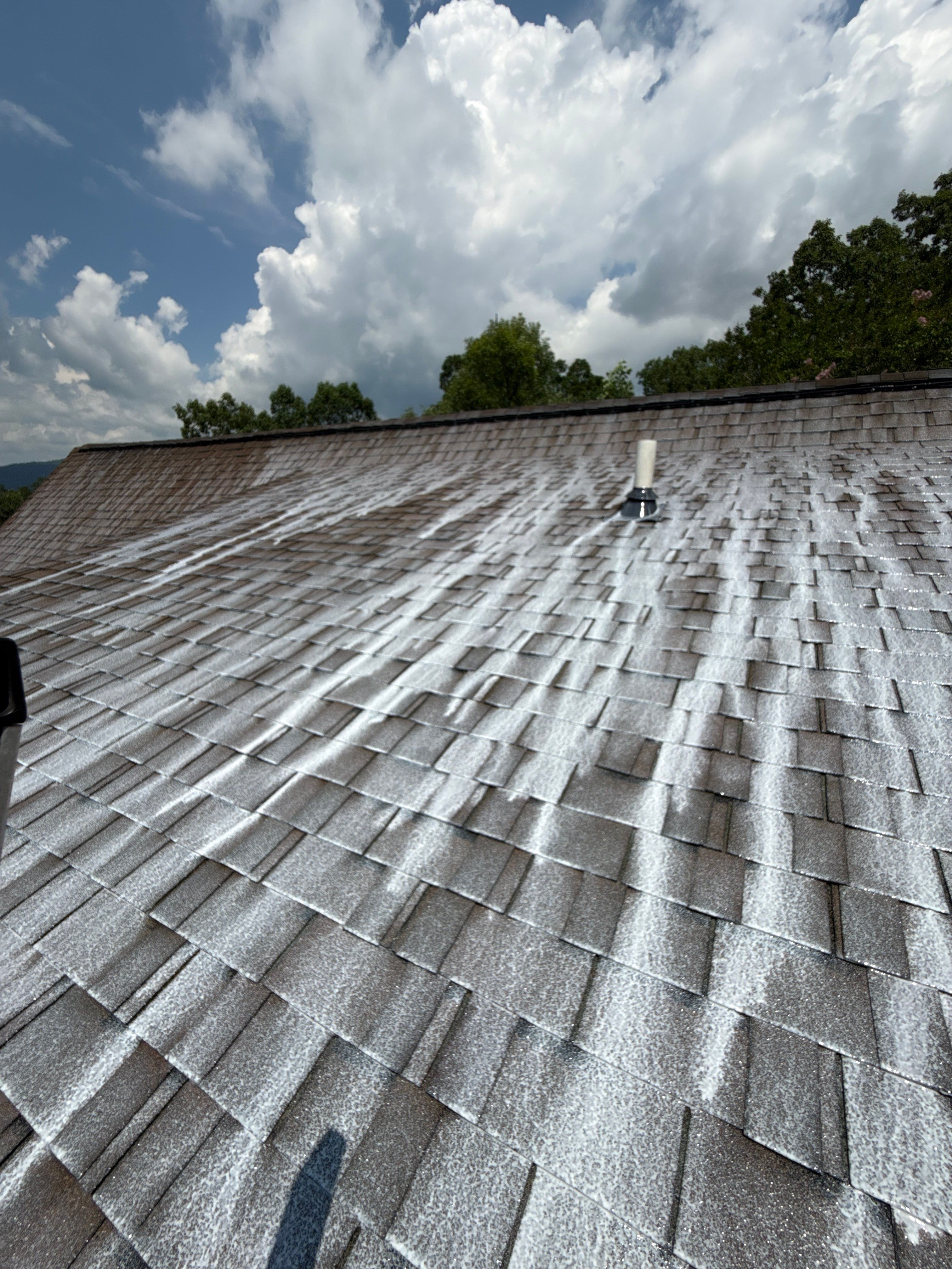 Asphalt Shingle Roof Cleaning and Pipe Boot Repair in Lake Lure by Bright Home Connections