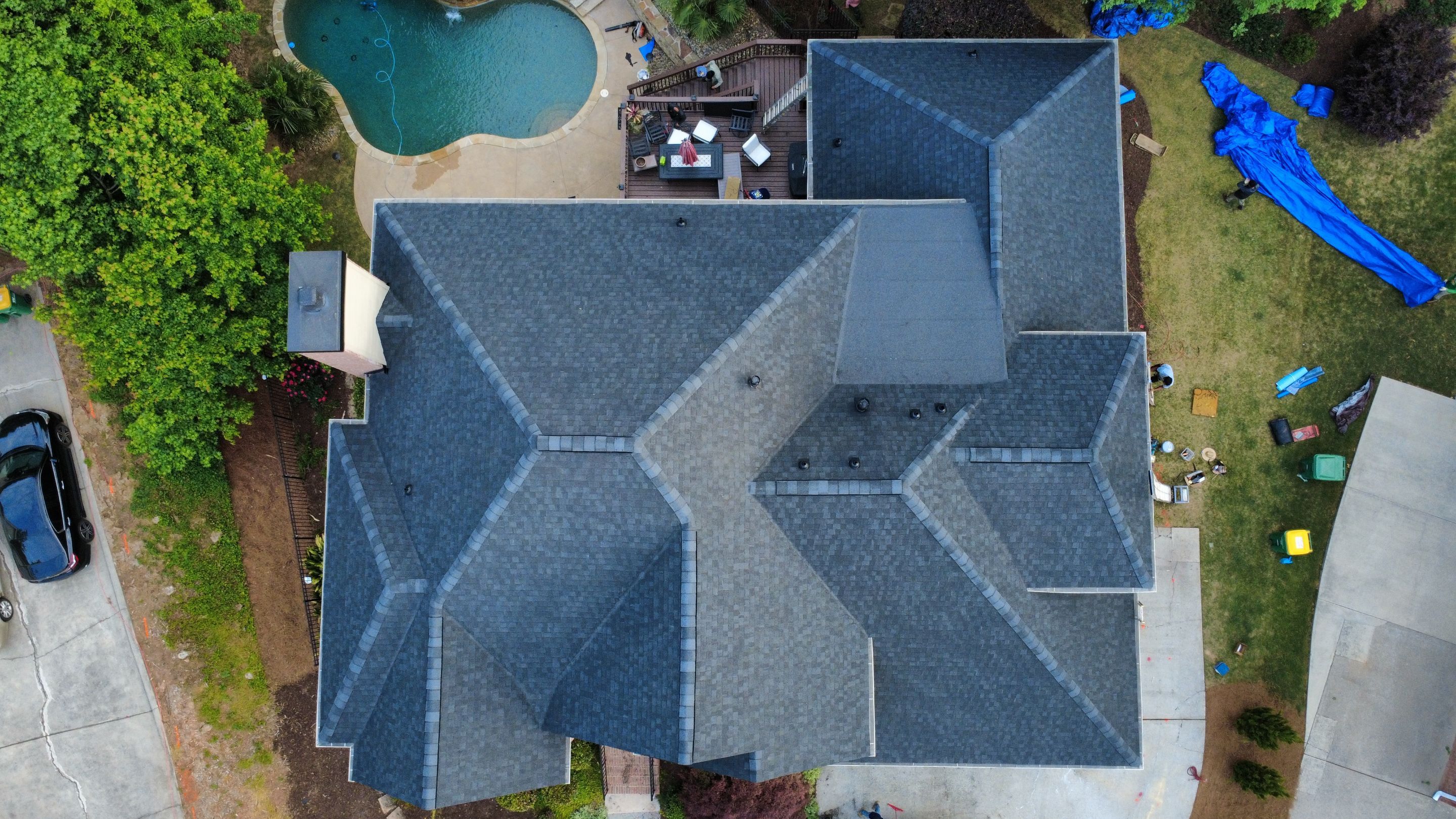 Norcross, GA Roof Replacement CertainTeed Landmark Pro Max Def Charcoal Black by Reset Roofing