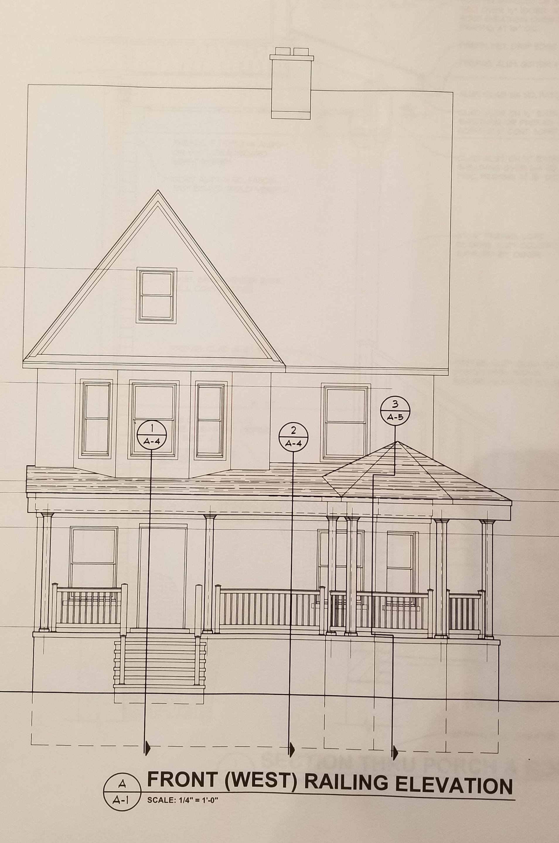 Custom Front Porch on Historic Home by Northwest Construction