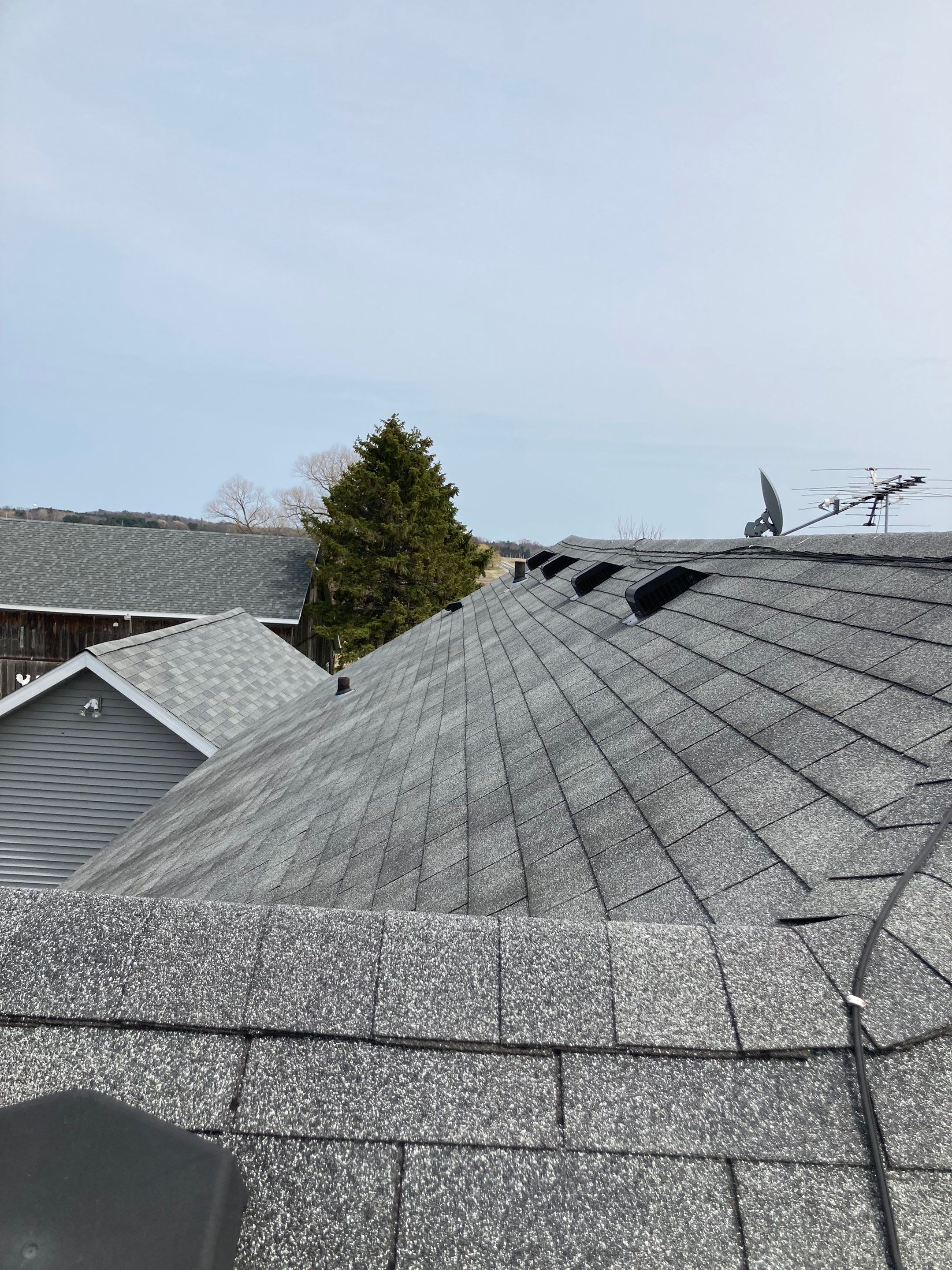 New Roof Installation and Skylight Replacement in Sheboygan, WI by Gellings Roofing and Siding LLC