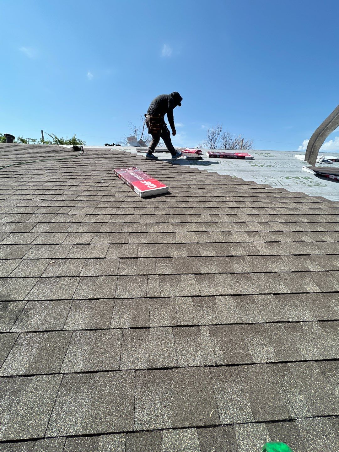Residential Roofing Installation using GAF Natural Shadow  by A & H Roofing and Contracting