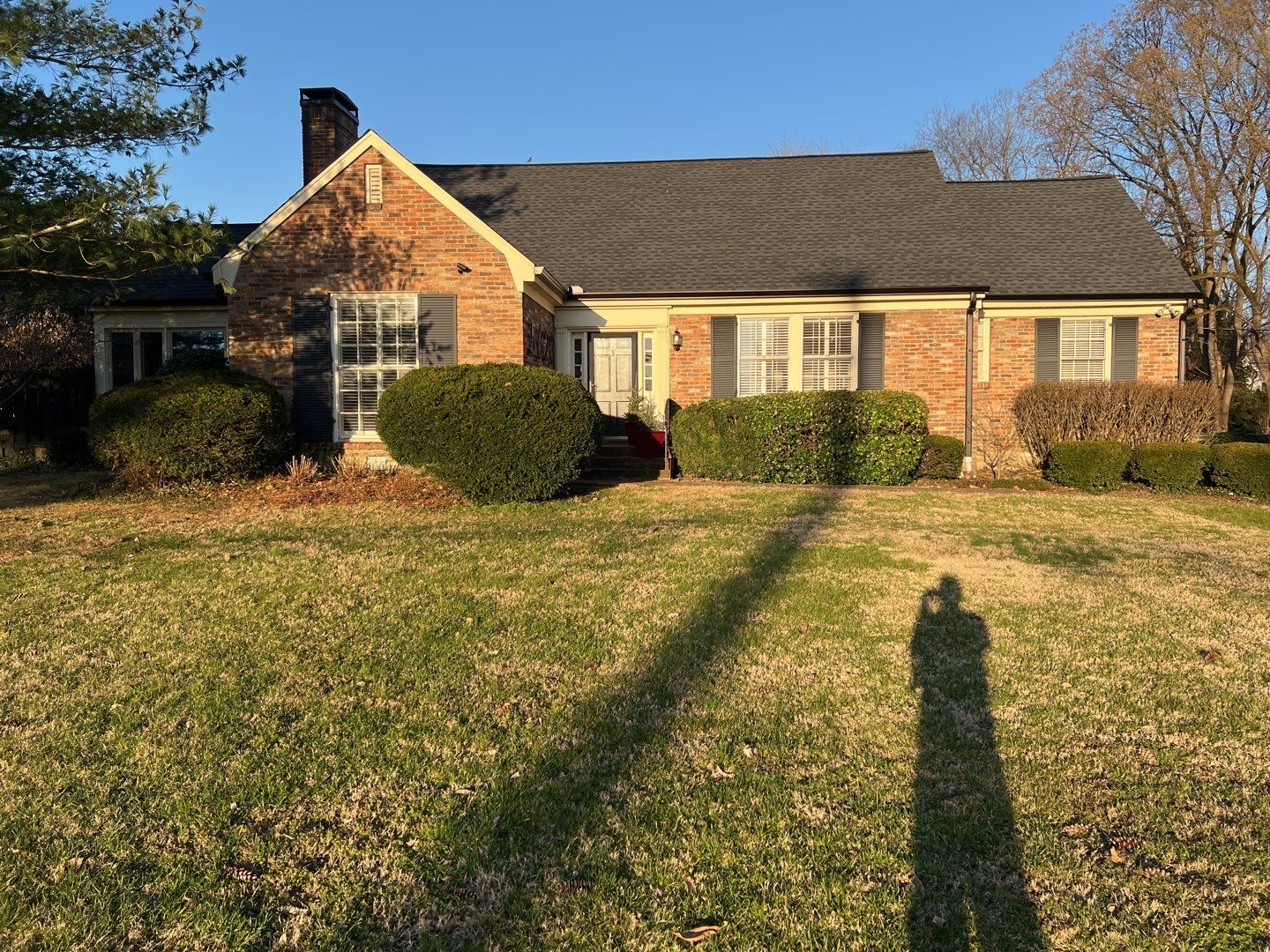 Exterior Painting using Romabio Masonry Flat by Nashville House Painters