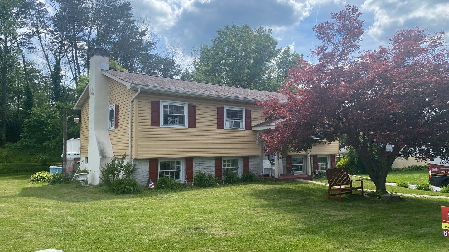 Roofing Installation using CertainTeed Landmark - Burnt Sienna by Storm Guard of Ches-Mont PA
