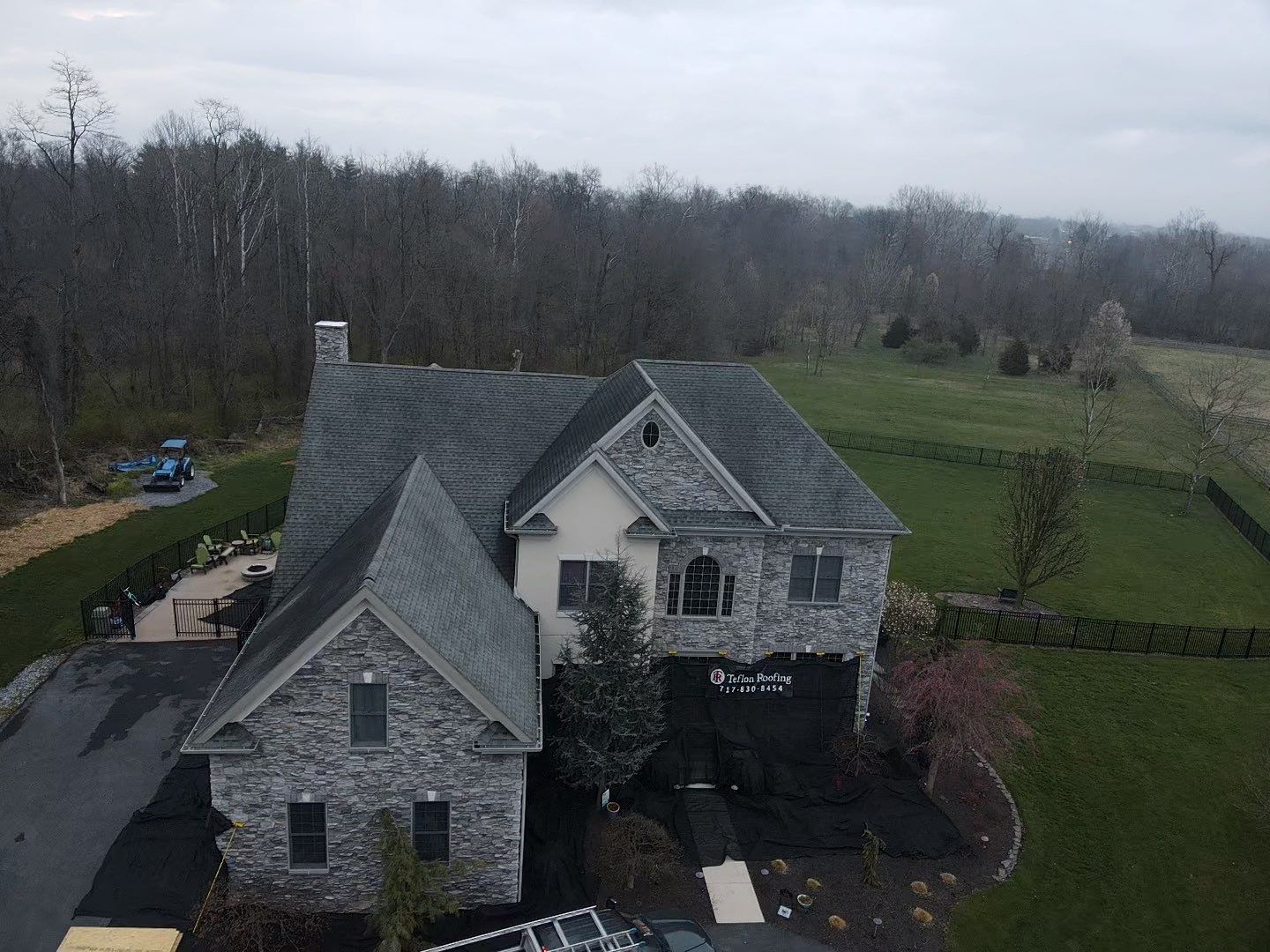Residential Roofing Installation using Gaf Hdz Architectural Shingle by Teflon Roofing
