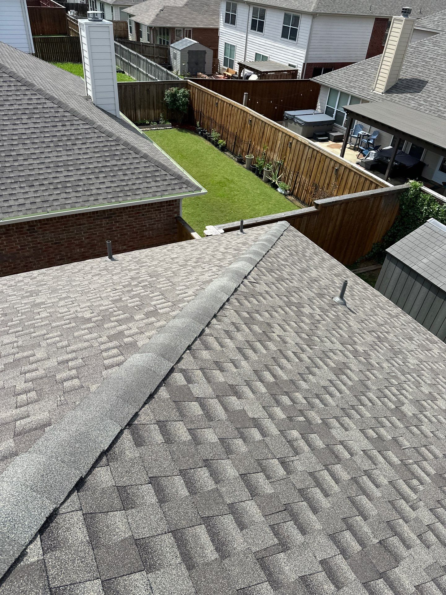 Project in Little Elm by Zeus Exteriors
