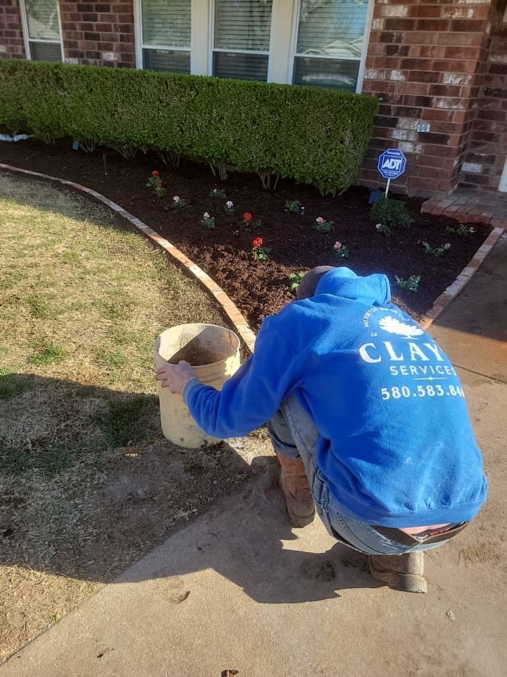 Concrete sidewalk using Concrete by Clays Services Inc