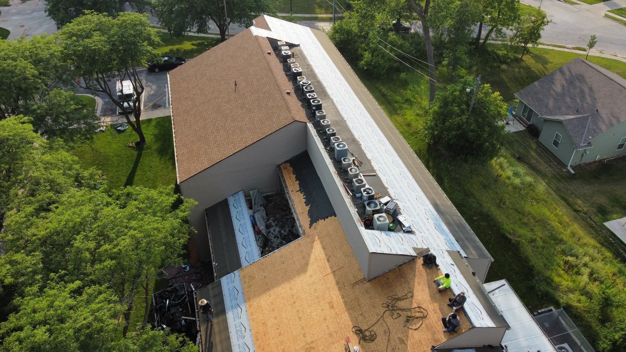 Lightning Commercial Restoration using Tamko Titan by Lightning Exteriors
