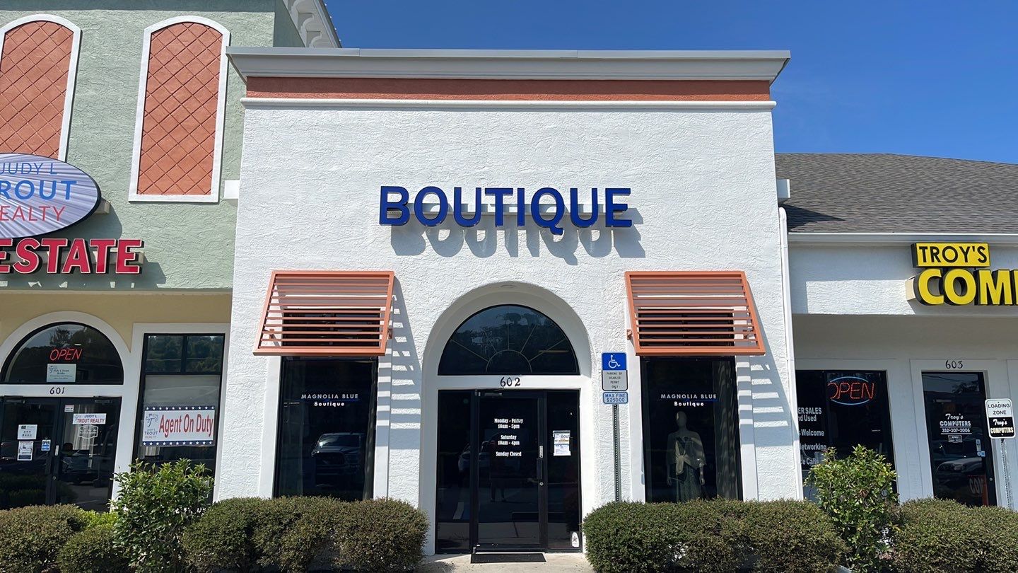 Channel Letters for Boutique by SignCrafters