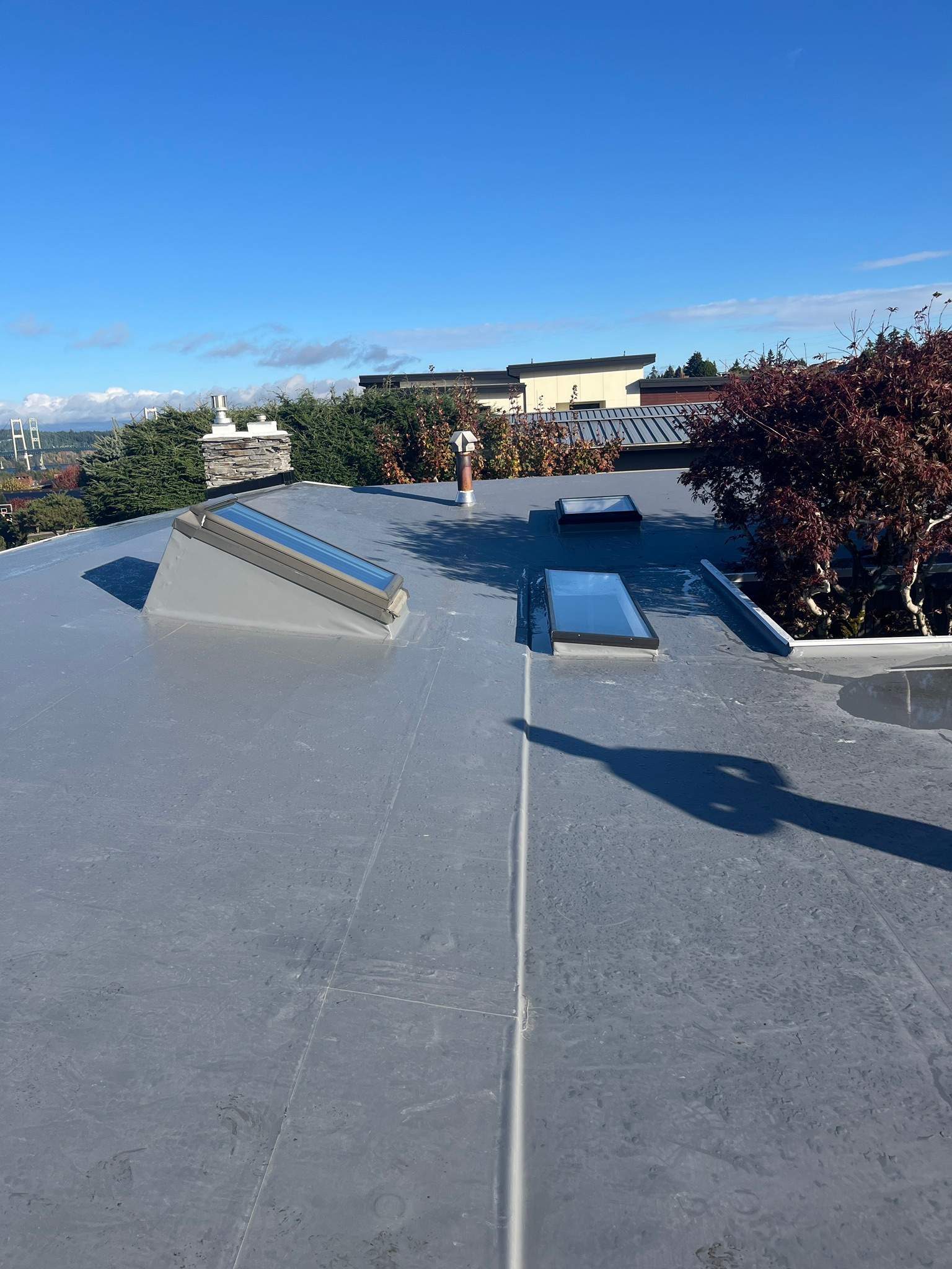 TPO Residential Roof Replacement in Tacoma, WA by Hanley Construction