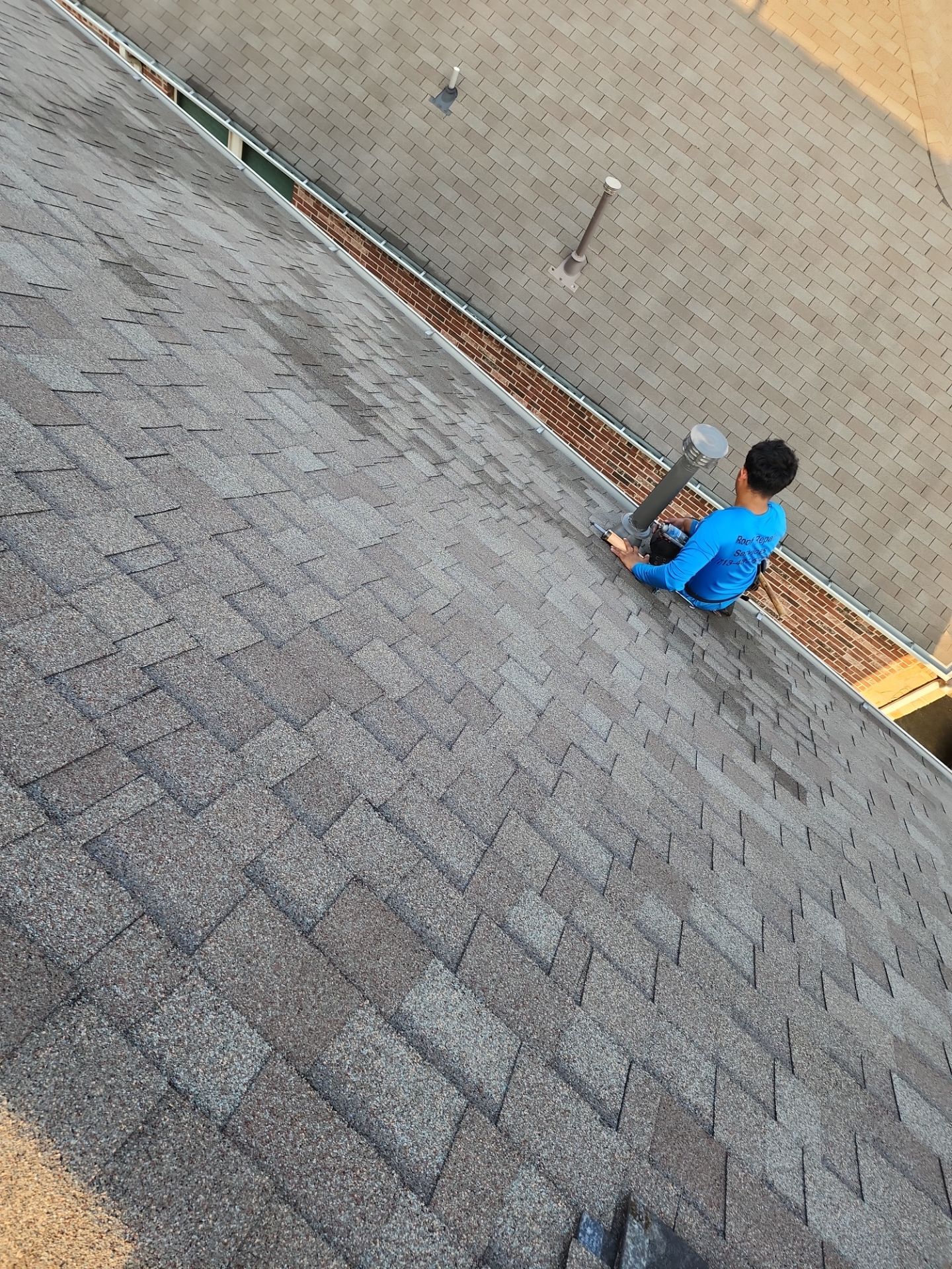 Hail Damage using Owen's Corning Duration (Lifetime) Shingles by Roof Repair Services LLC